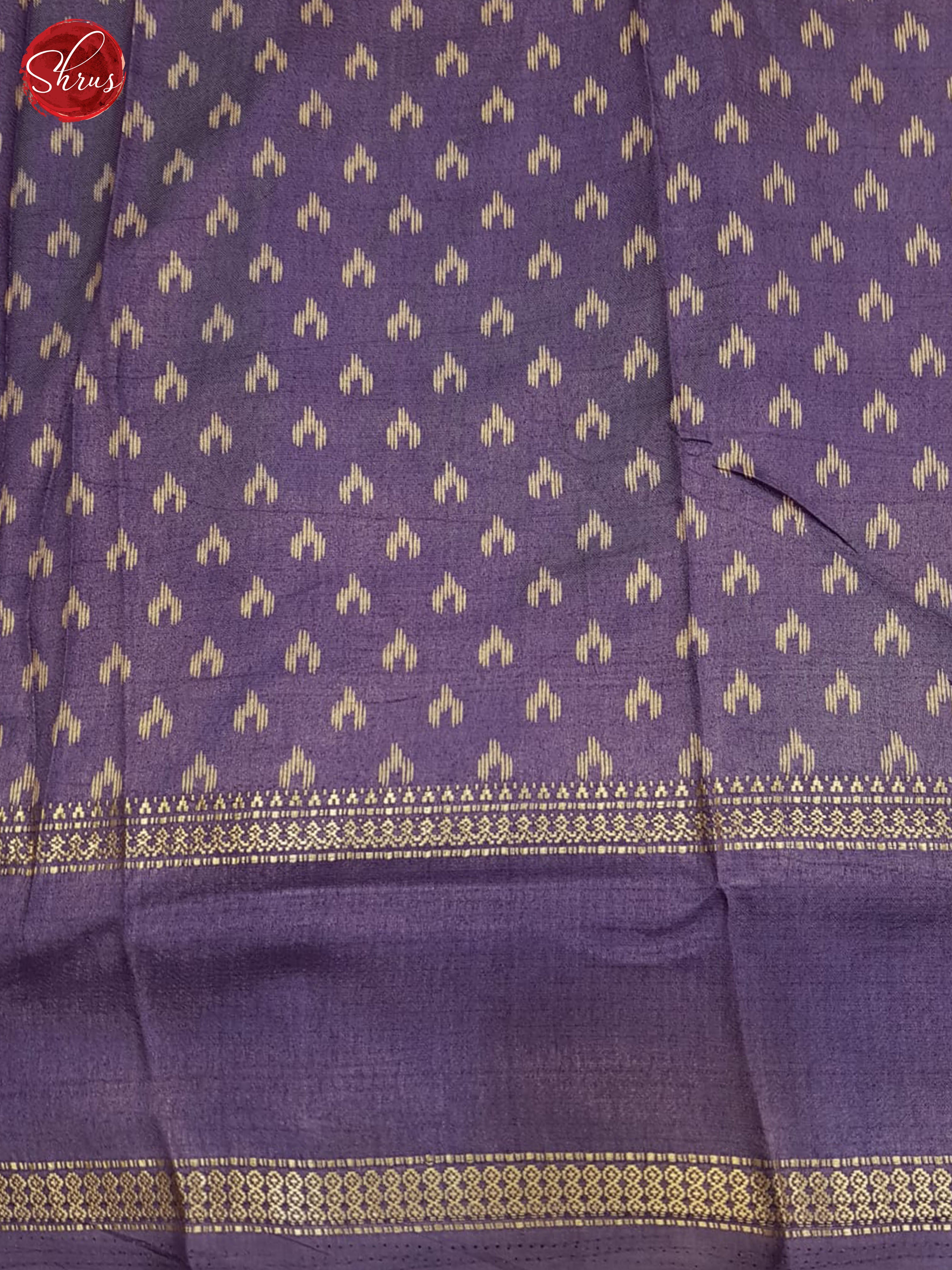 Lavender(single tone)- Semi crepe saree - Shop on ShrusEternity.com