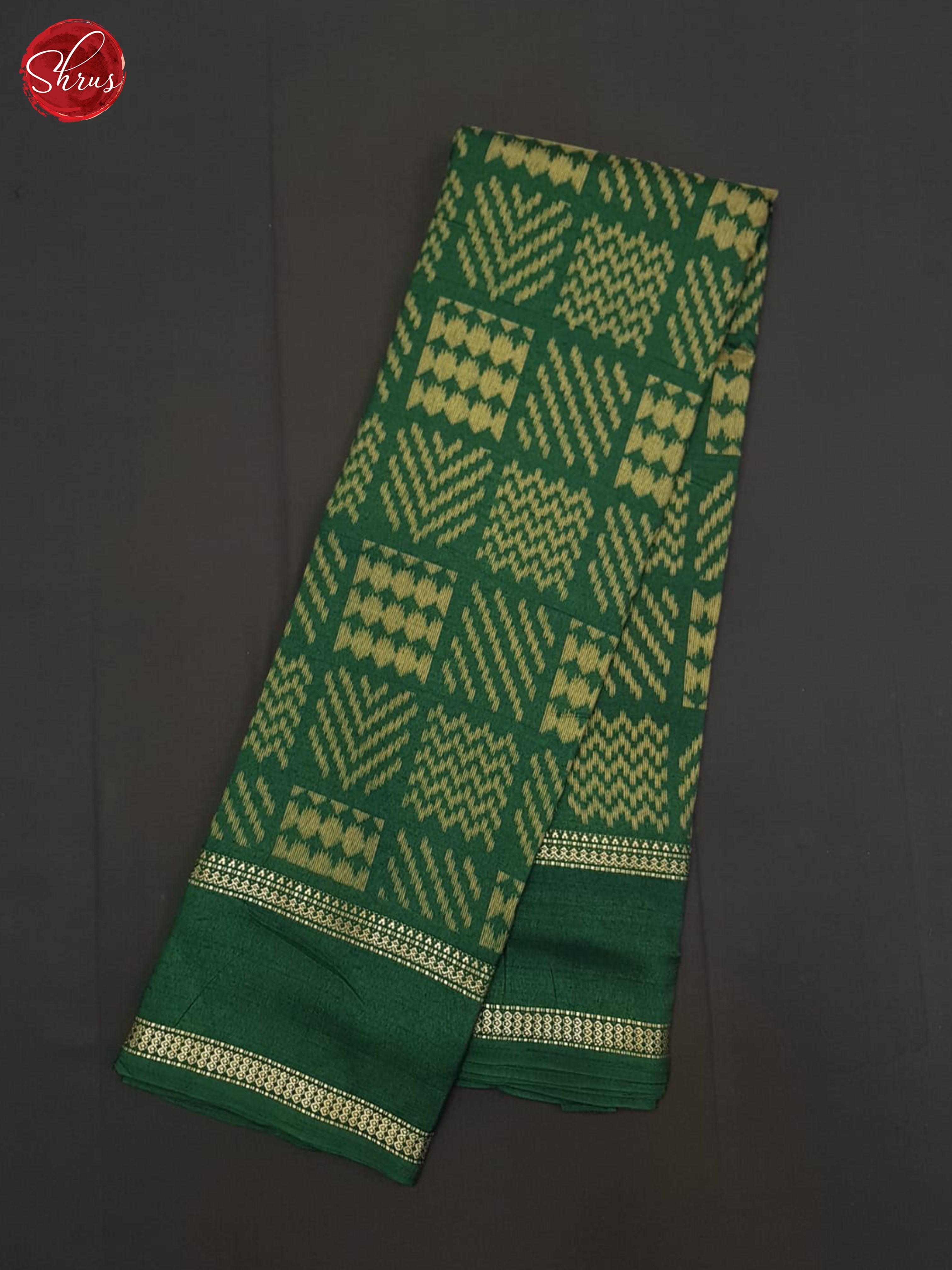 Green(single tone)-Semi Crepe Saree - Shop on ShrusEternity.com