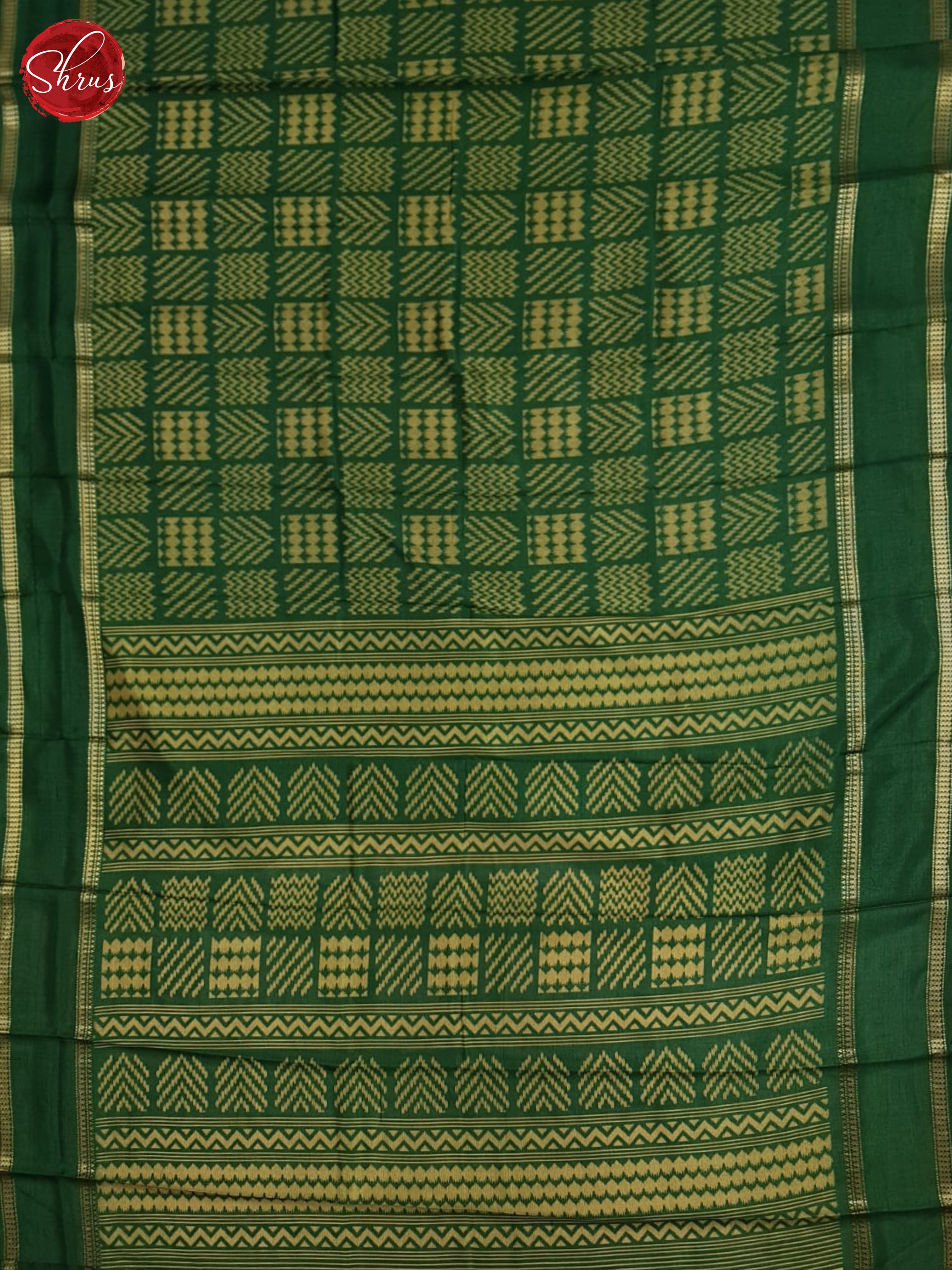 Green(single tone)-Semi Crepe Saree - Shop on ShrusEternity.com