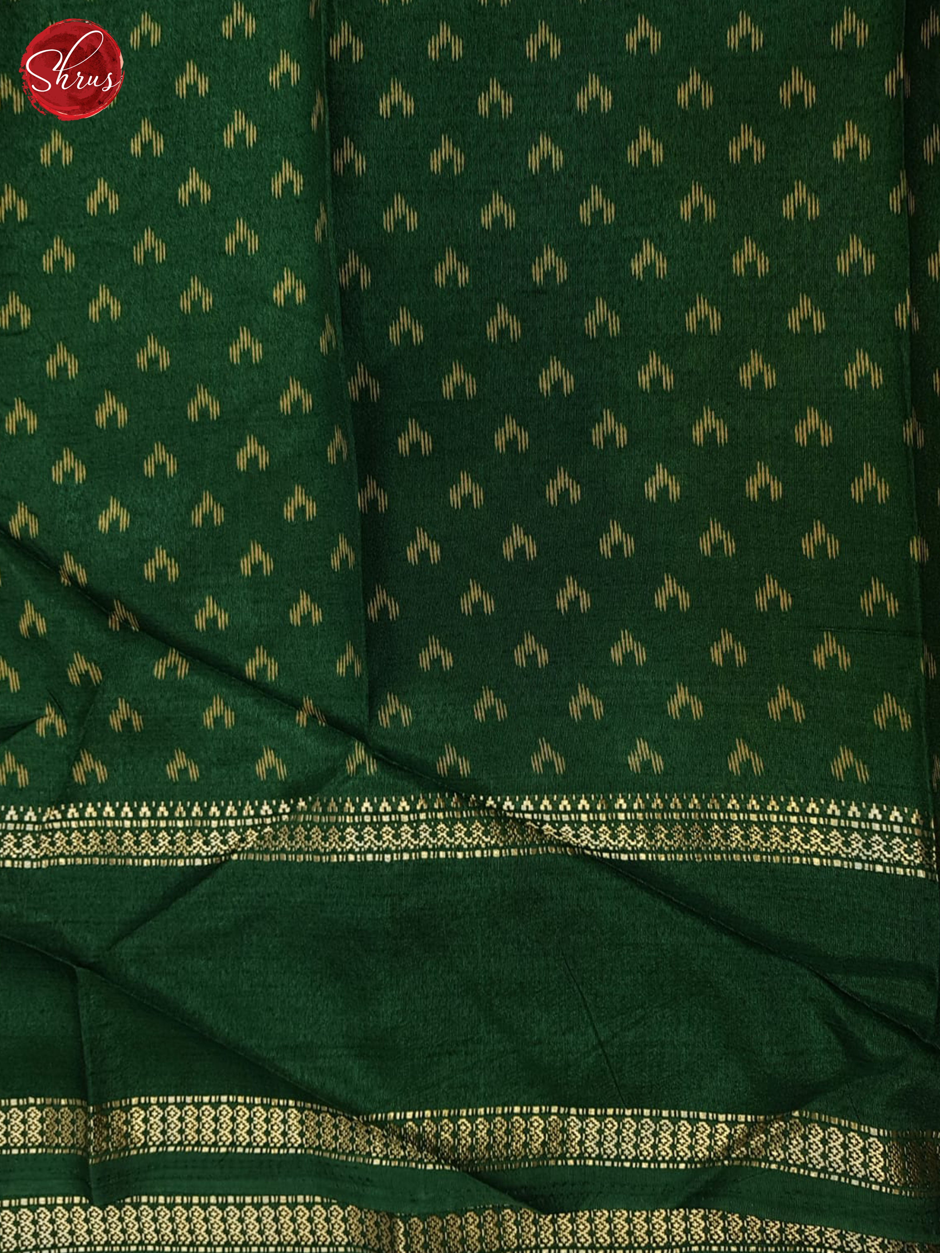 Green(single tone)-Semi Crepe Saree - Shop on ShrusEternity.com