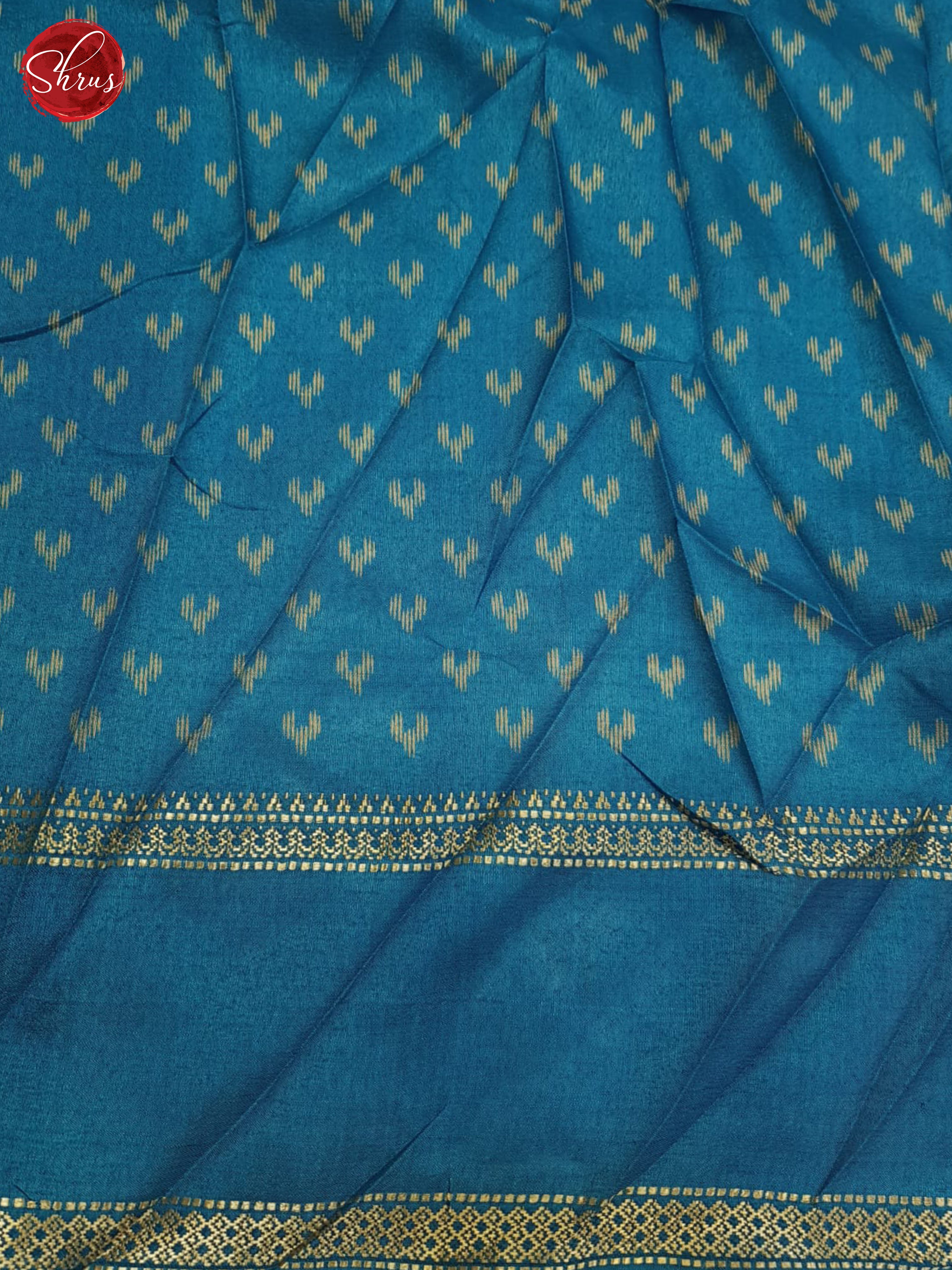 Blue(single tone)-semi crepe saree - Shop on ShrusEternity.com