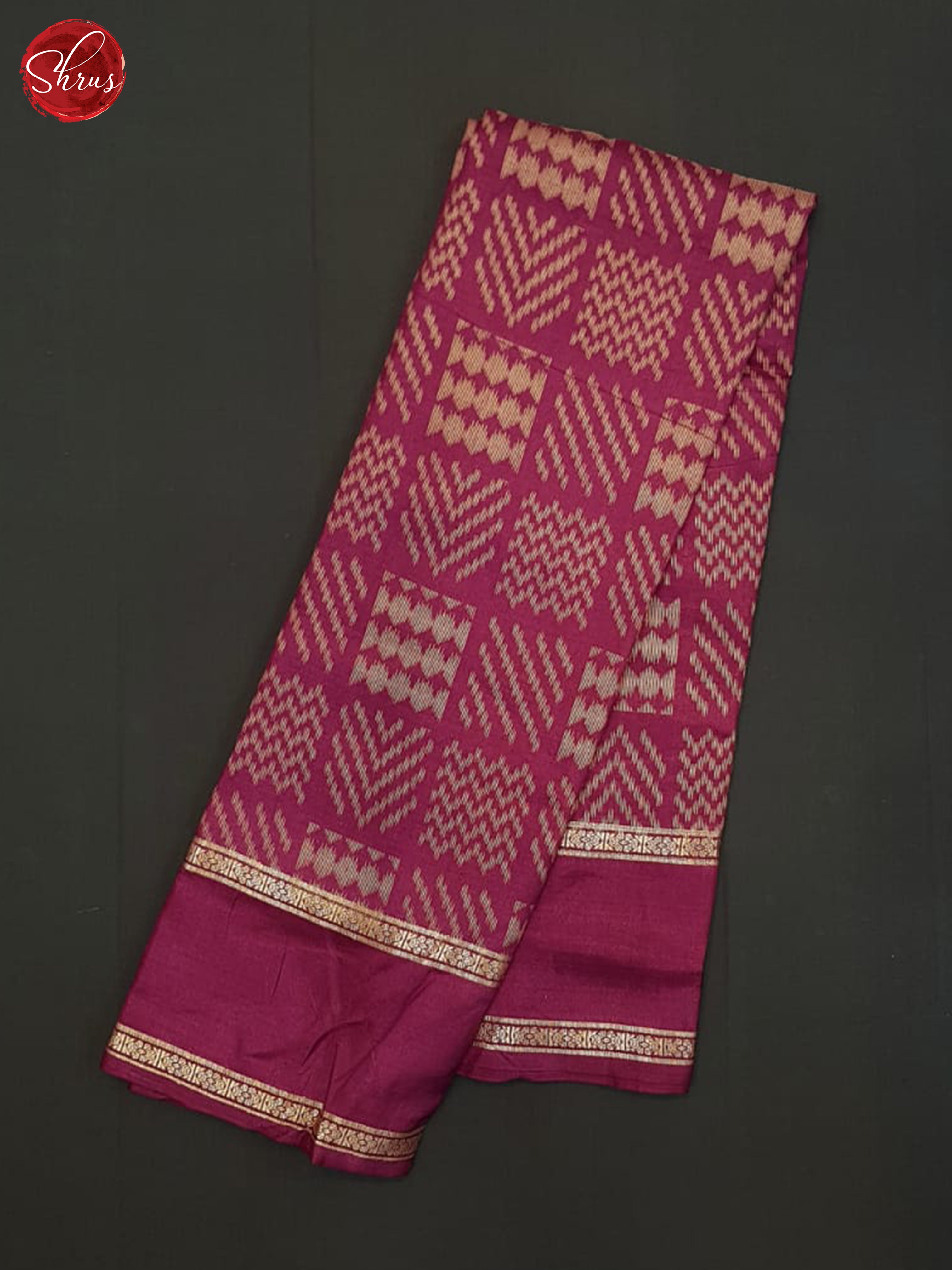 Majenta Pink(Single tone)- Semi Crepe Saree - Shop on ShrusEternity.com