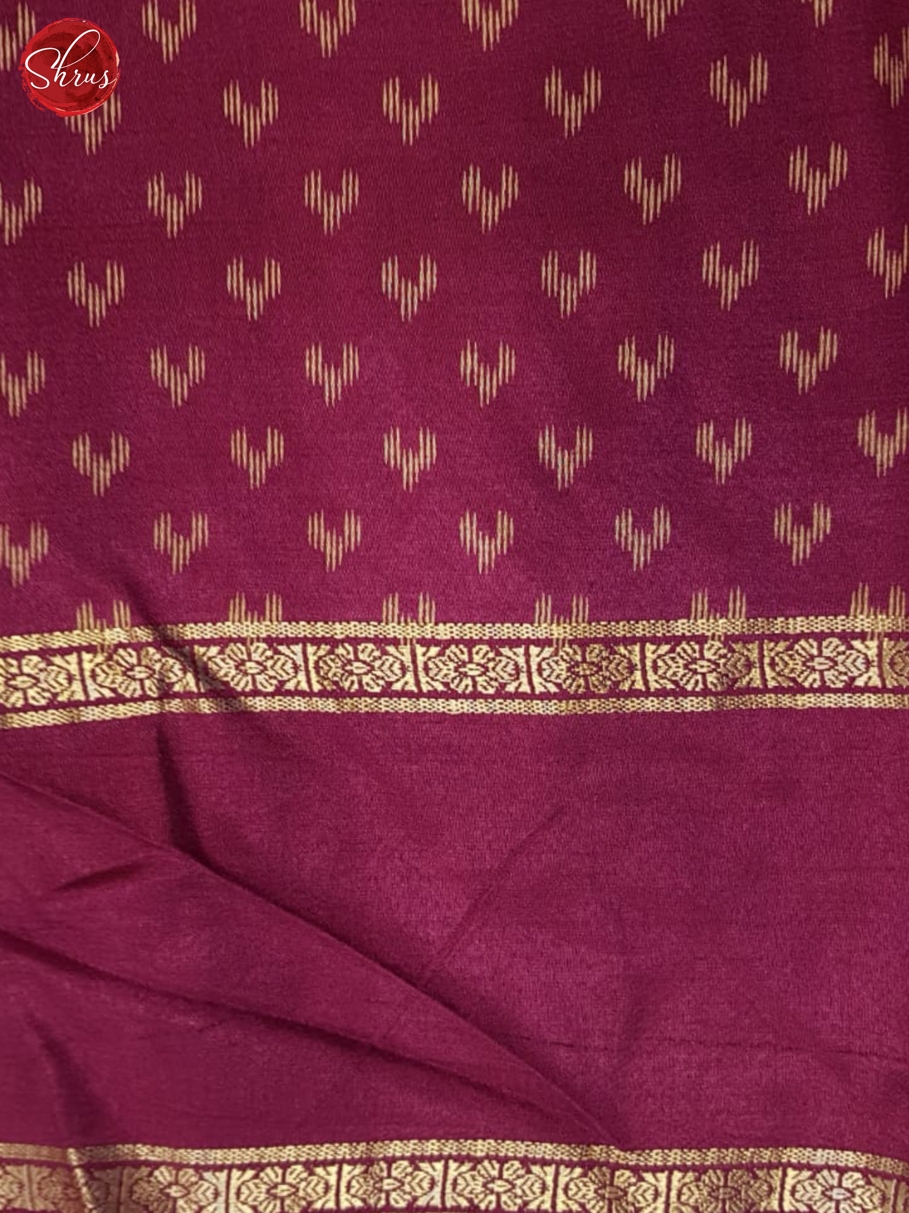 Majenta Pink(Single tone)- Semi Crepe Saree - Shop on ShrusEternity.com