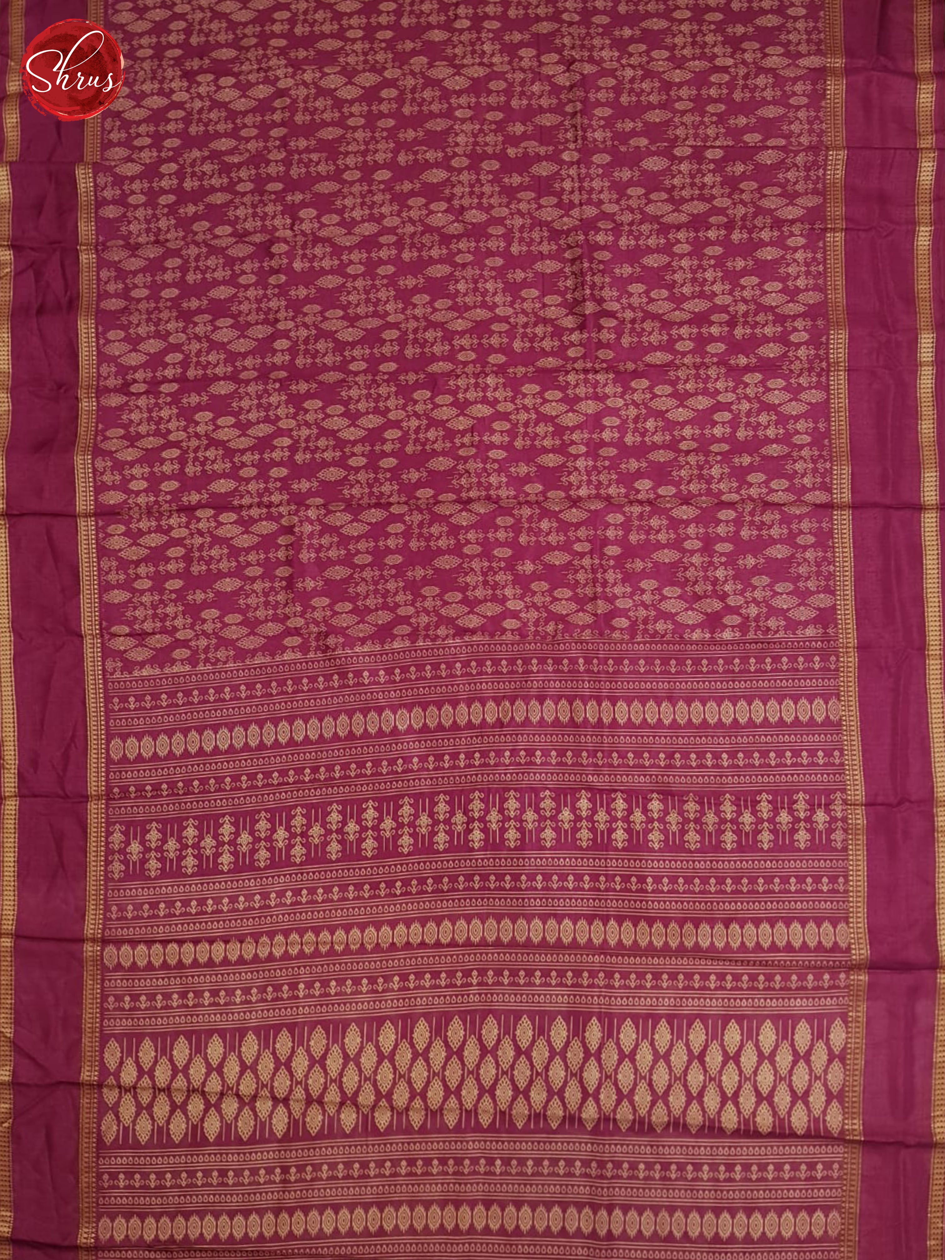 Majenta Pink(single tone)- Semi Crepe Saree - Shop on ShrusEternity.com