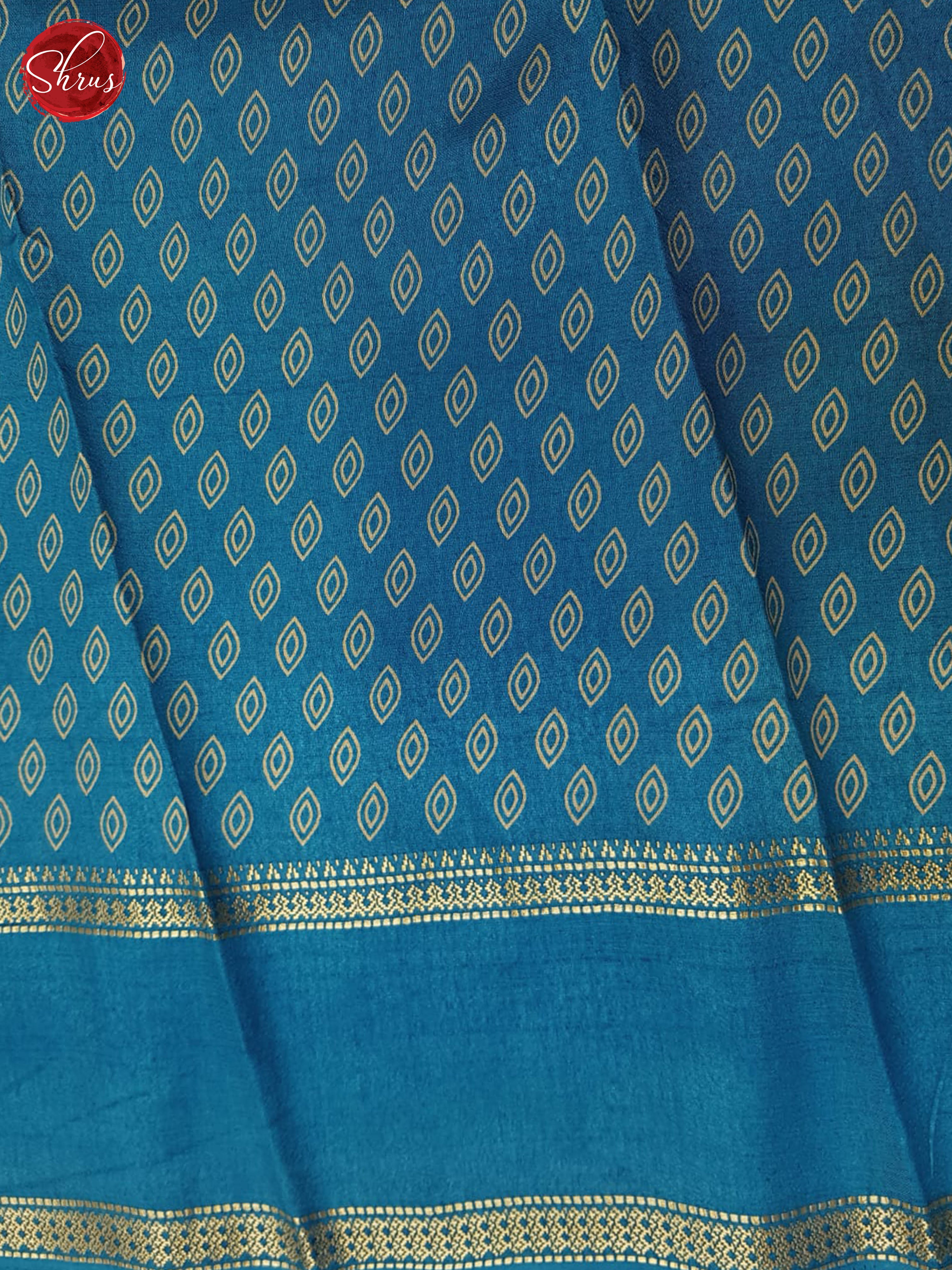 Blue(single tone)- Semi crepe saree - Shop on ShrusEternity.com