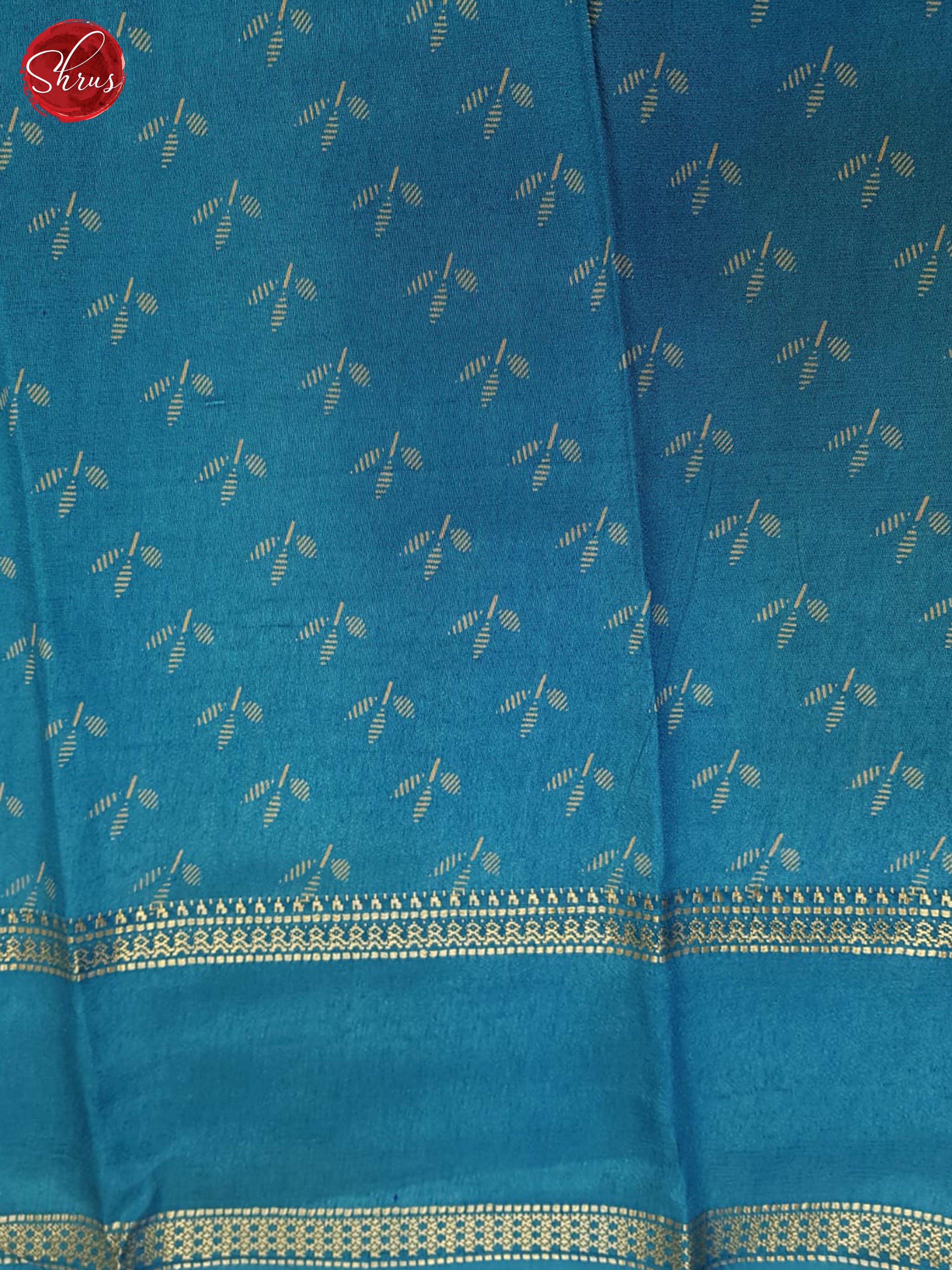 Blue(single tone)- semi crepe saree - Shop on ShrusEternity.com