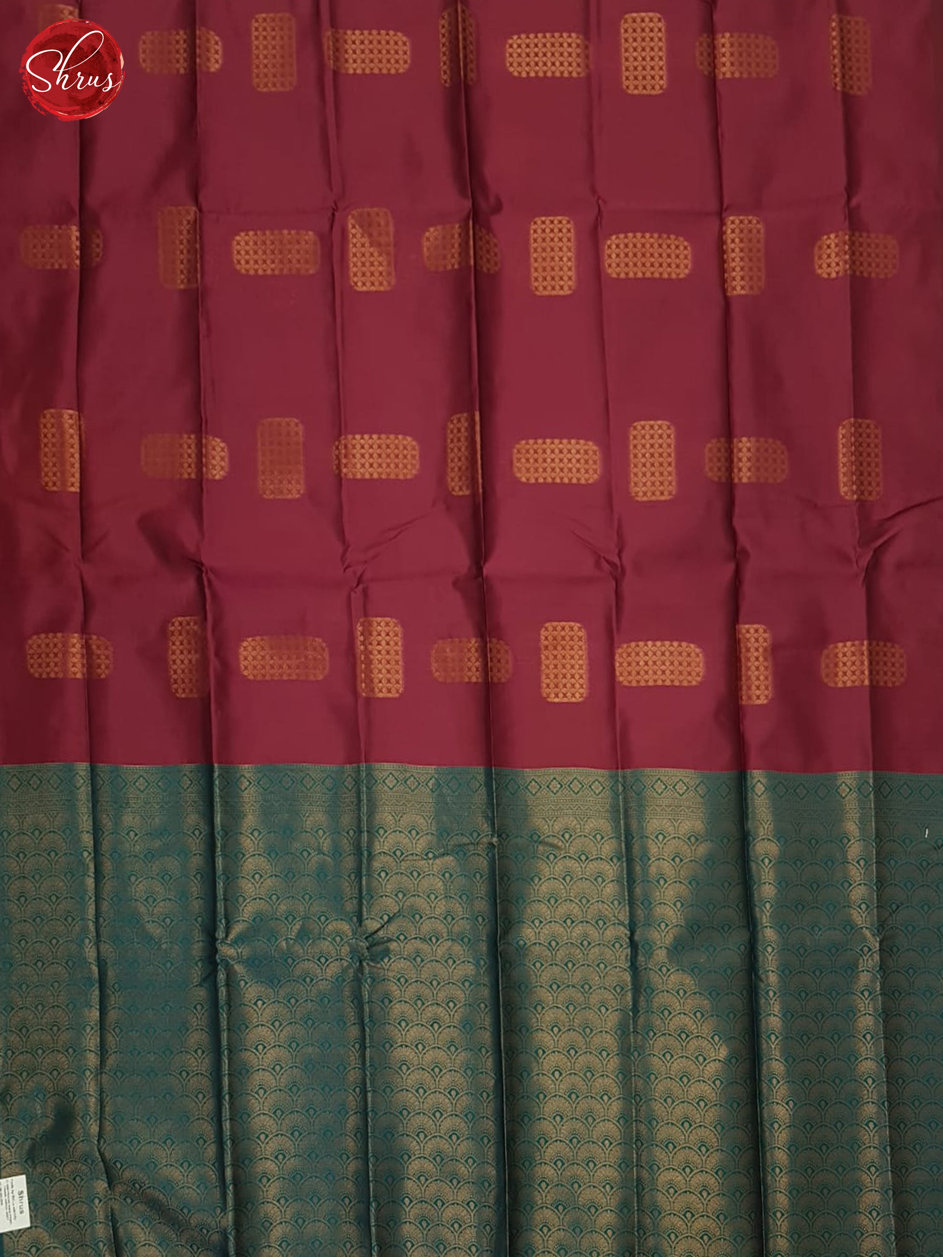 pink and green - Semi Soft Silk saree - Shop on ShrusEternity.com