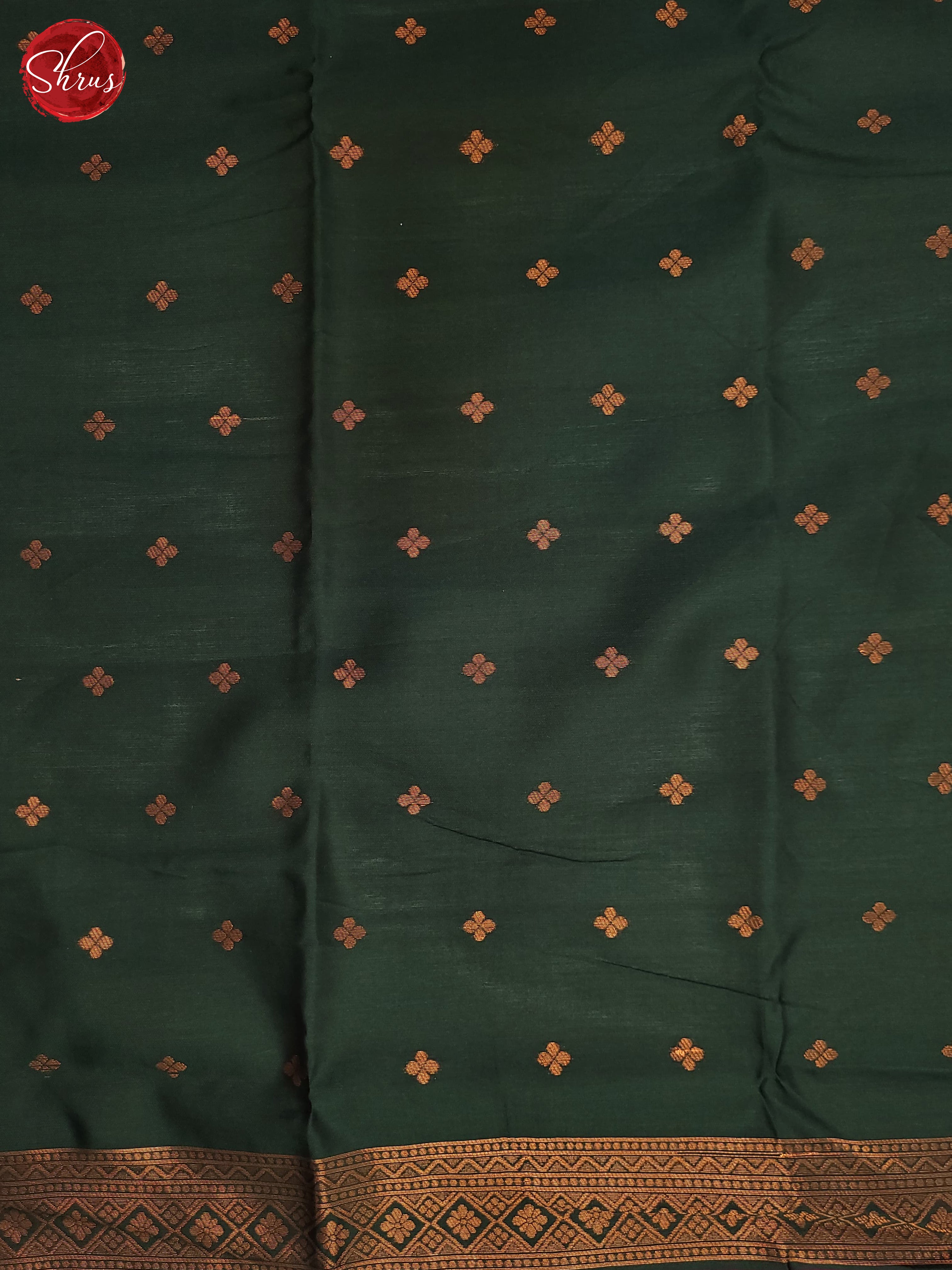 Wine & Green - Semi Soft Silk saree - Shop on ShrusEternity.com