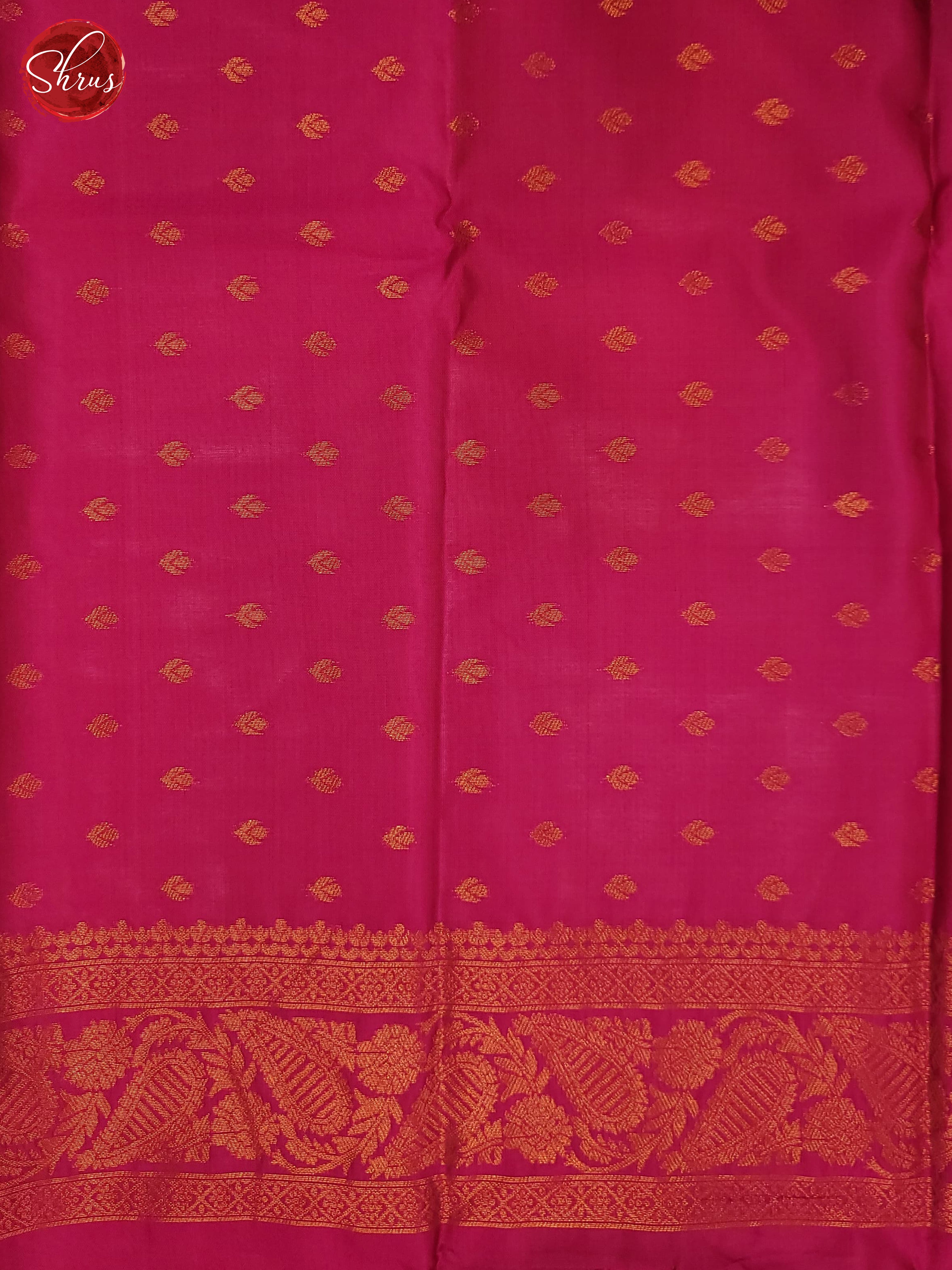 Blue & Pink - Semi Softsilk Saree - Shop on ShrusEternity.com