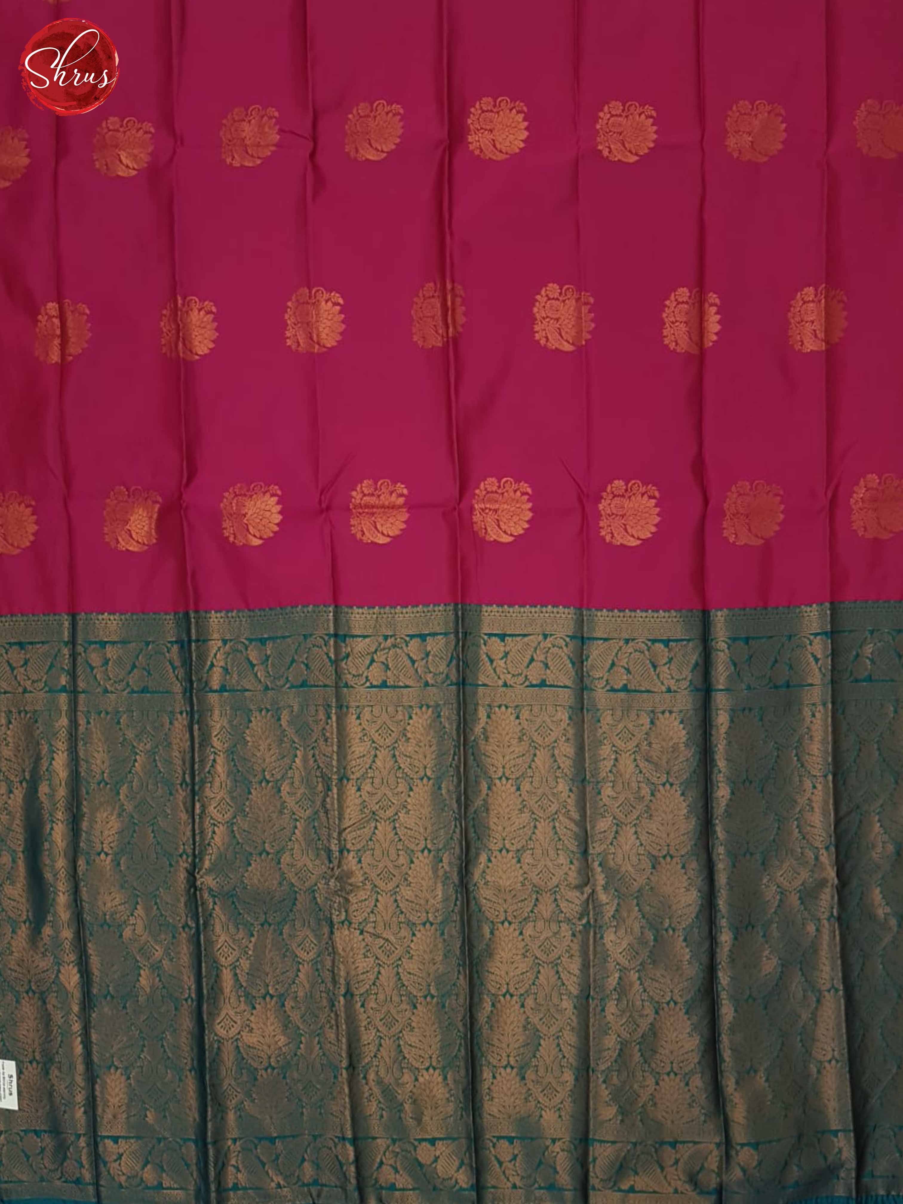 Pink And Green- Semi Soft Silk Saree - Shop on ShrusEternity.com