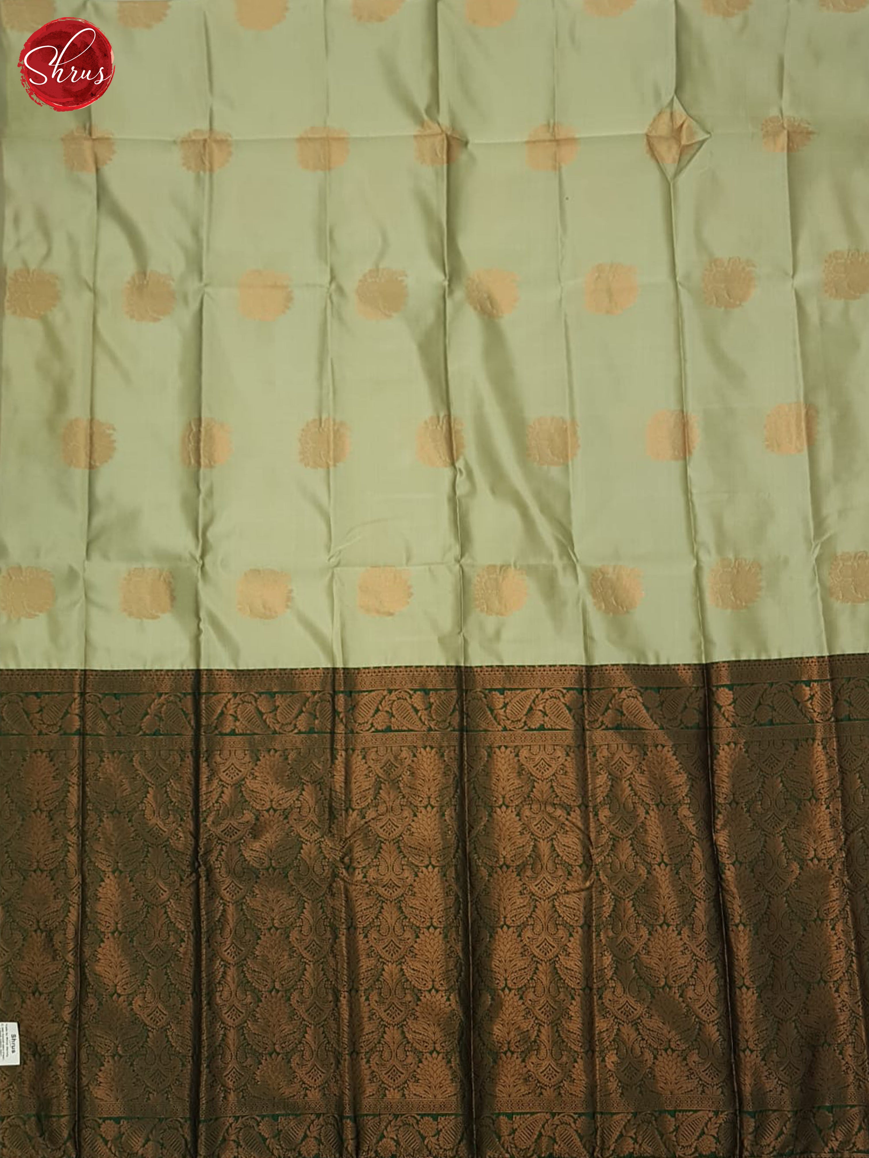 elachi green and green - Semi Soft Silk Saree - Shop on ShrusEternity.com