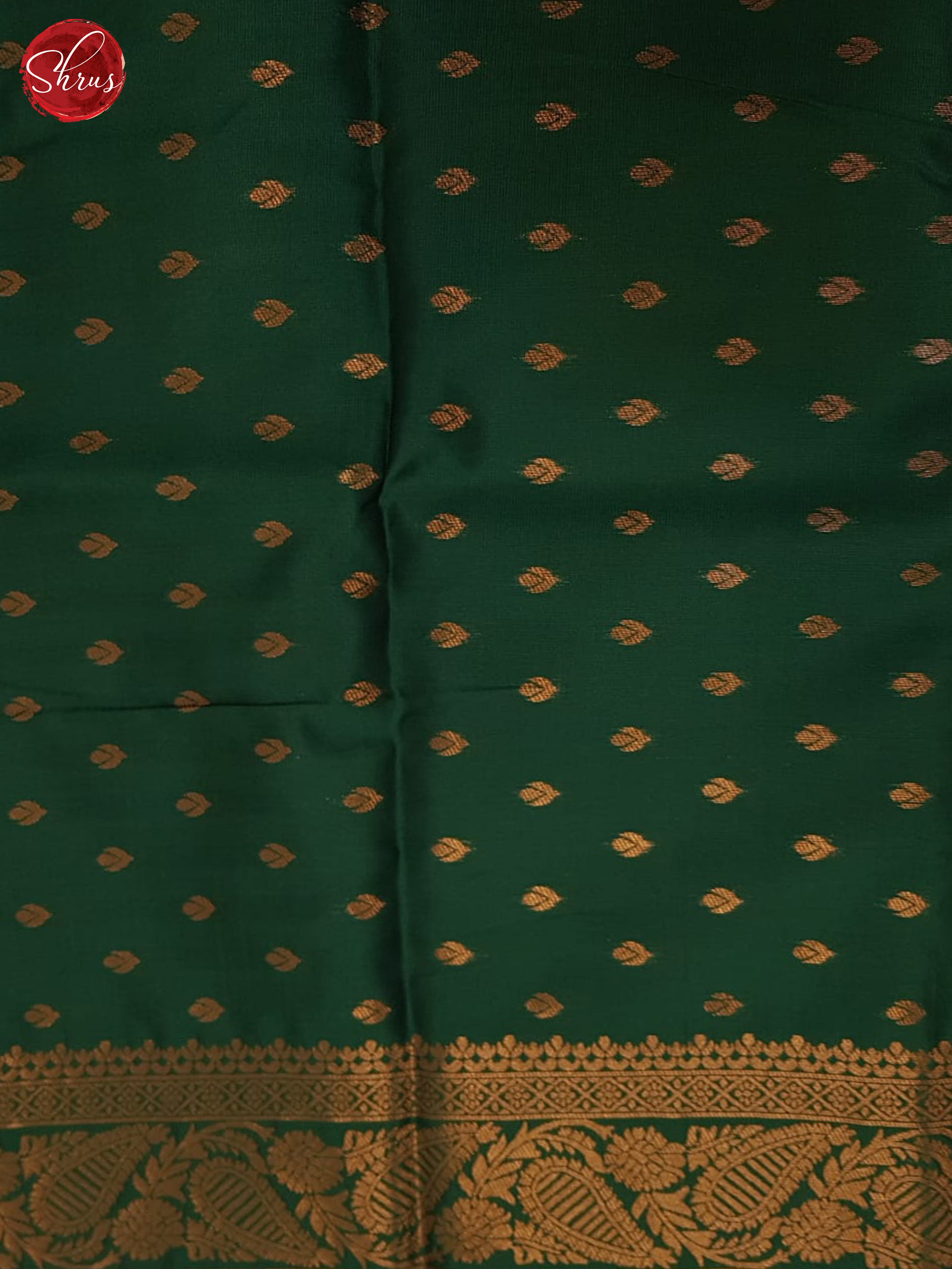 elachi green and green - Semi Soft Silk Saree - Shop on ShrusEternity.com