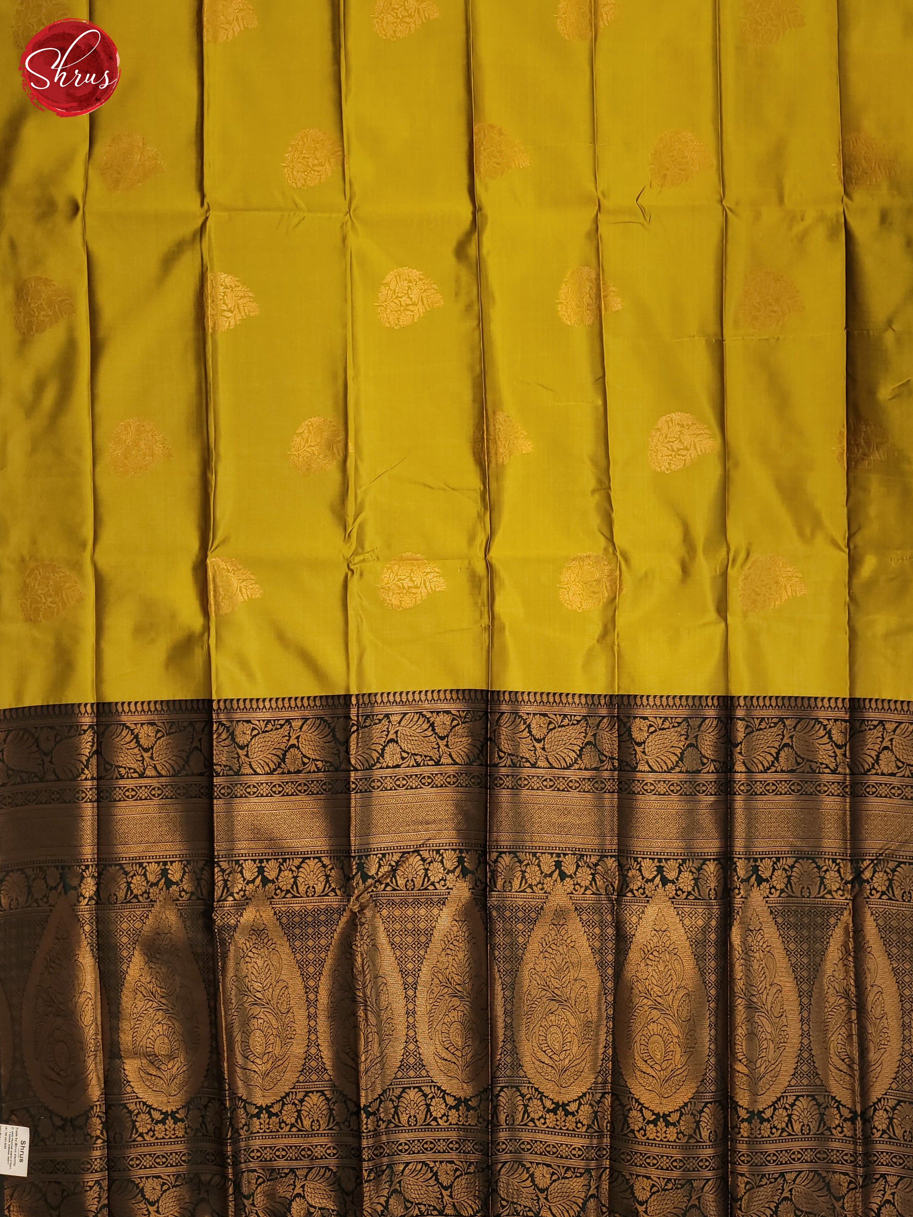 Mathulir Green & Green - Semi Soft Silk Saree - Shop on ShrusEternity.com