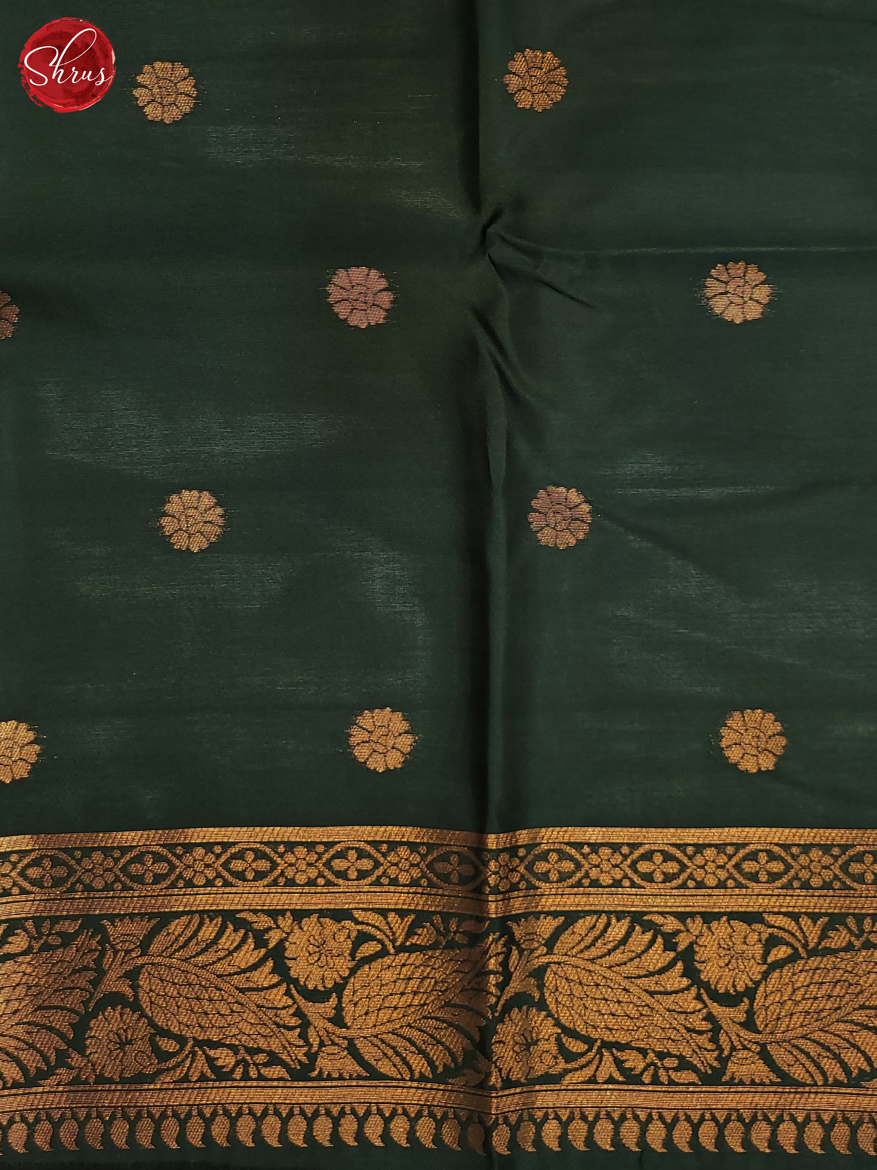 Mathulir Green & Green - Semi Soft Silk Saree - Shop on ShrusEternity.com