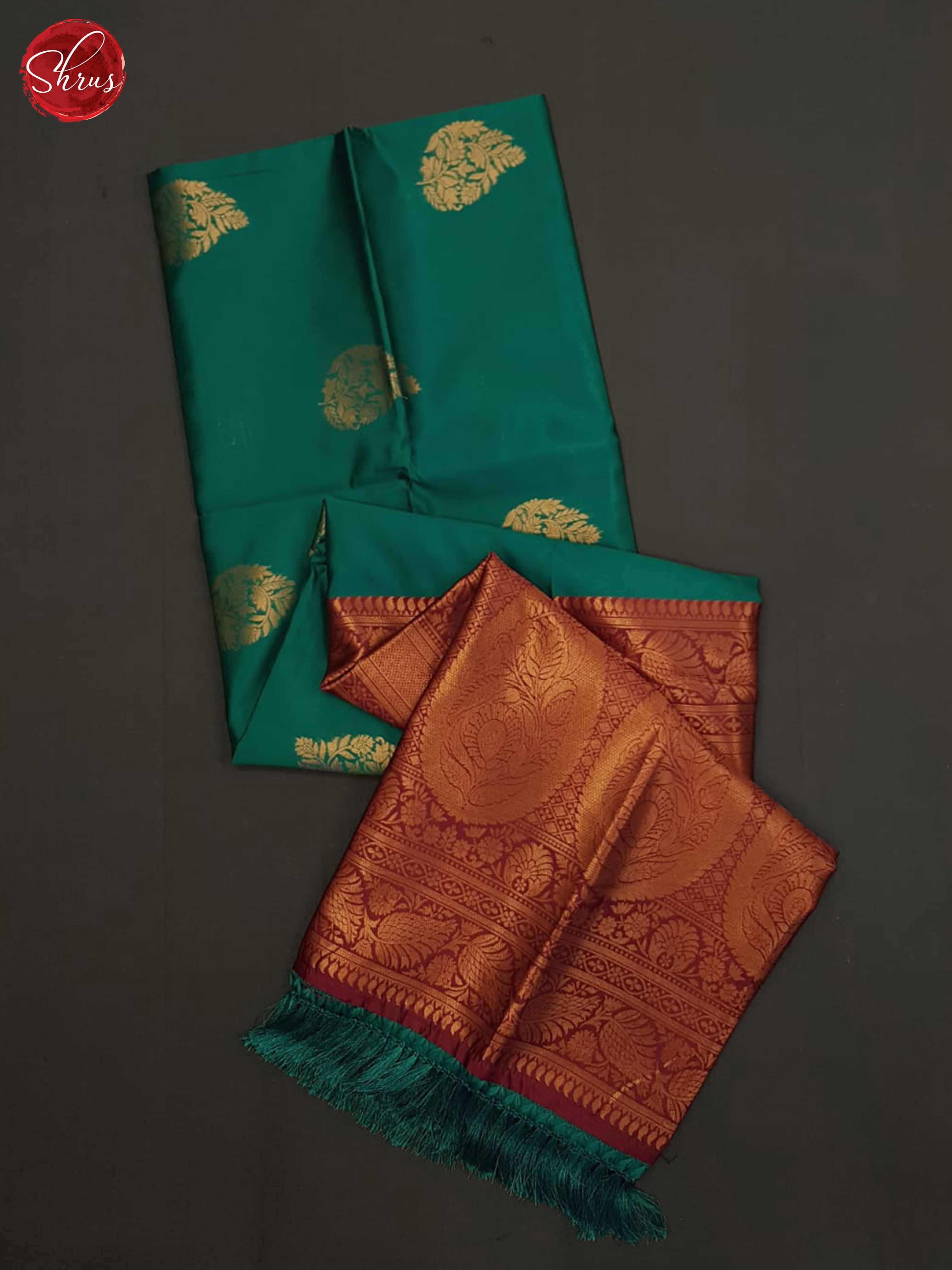 Green And Majenta pink- Semi Soft Silk Saree - Shop on ShrusEternity.com