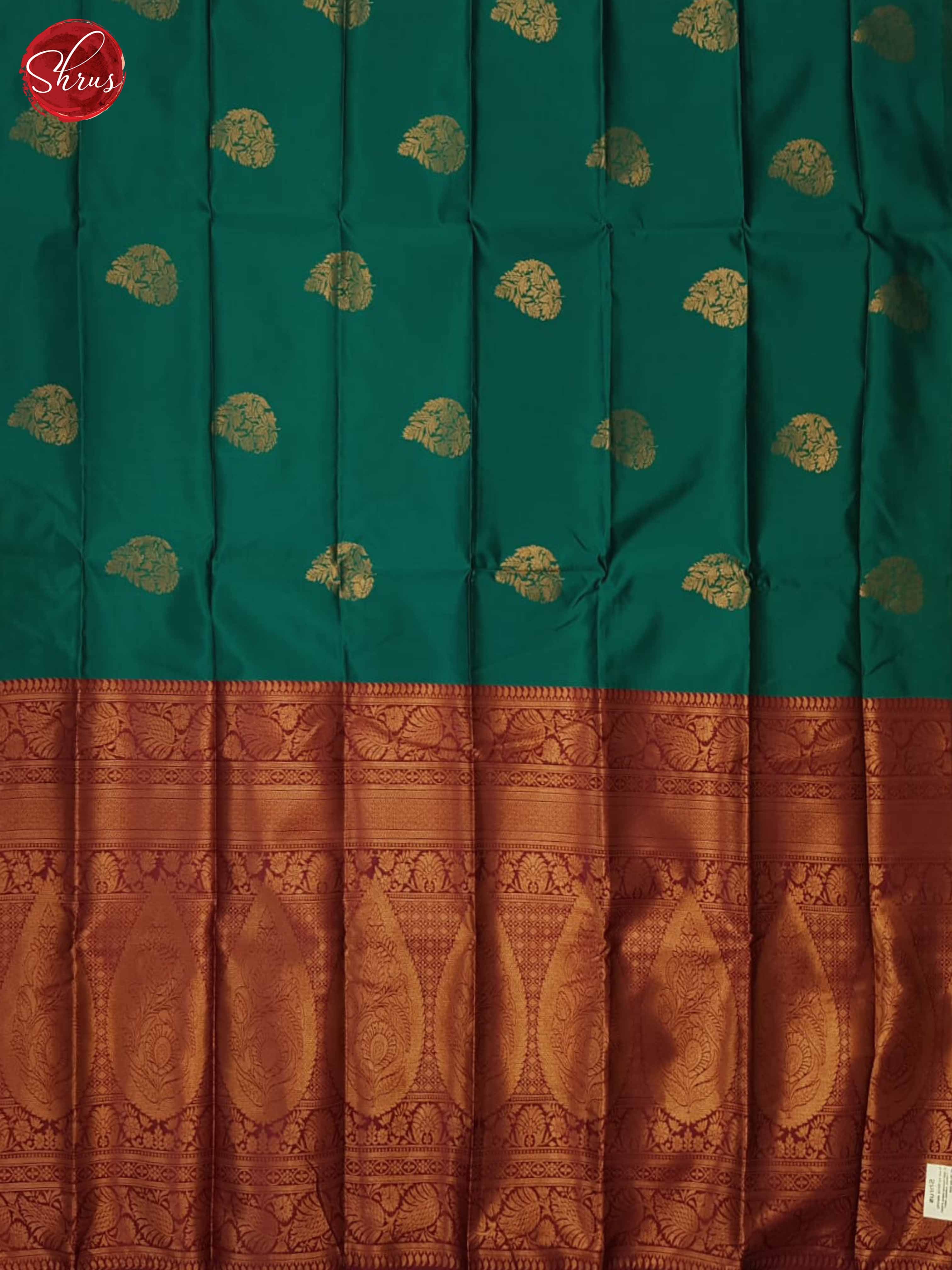 Green And Majenta pink- Semi Soft Silk Saree - Shop on ShrusEternity.com