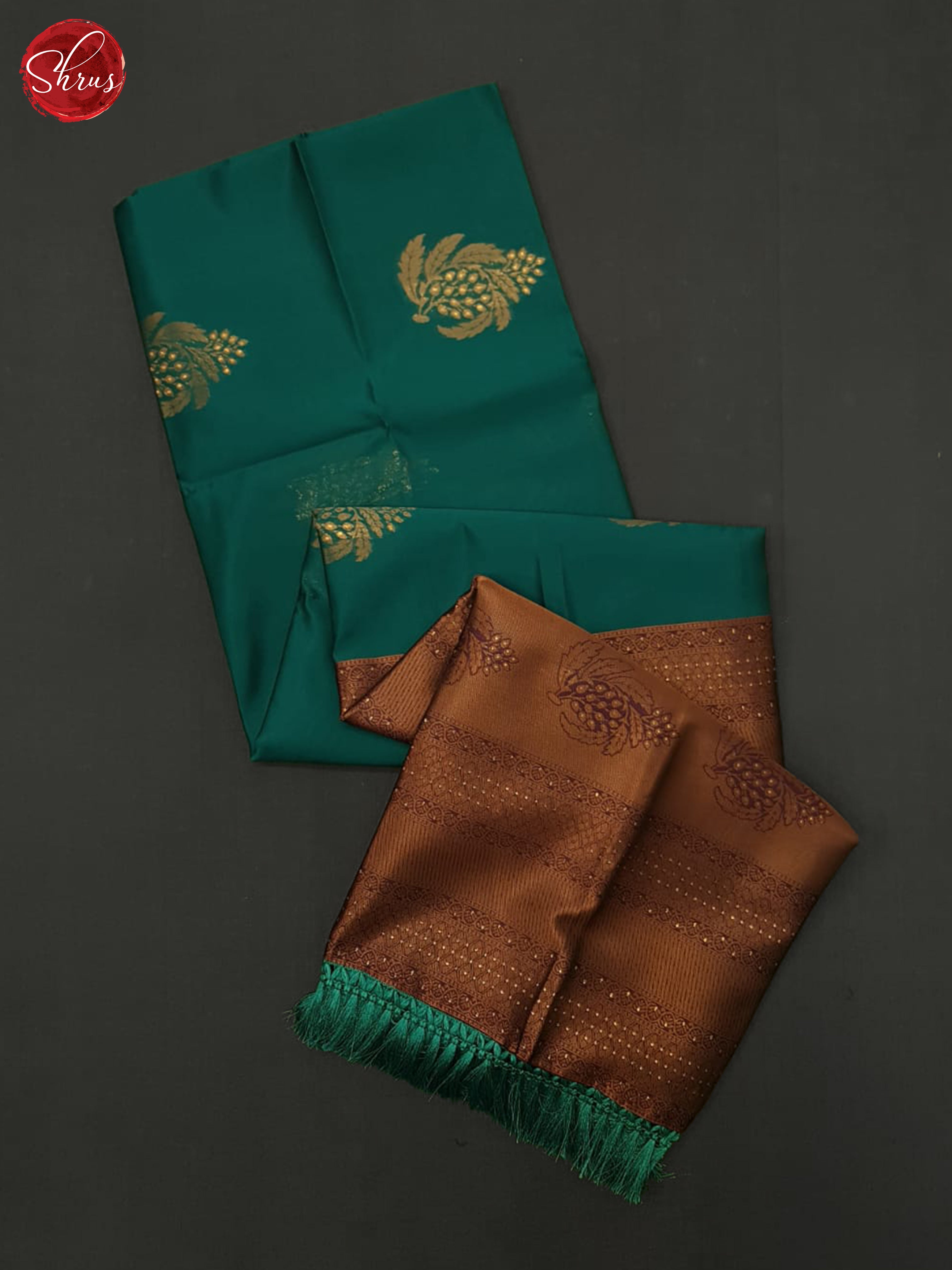 Green & Purple- Semi Soft silk Saree - Shop on ShrusEternity.com