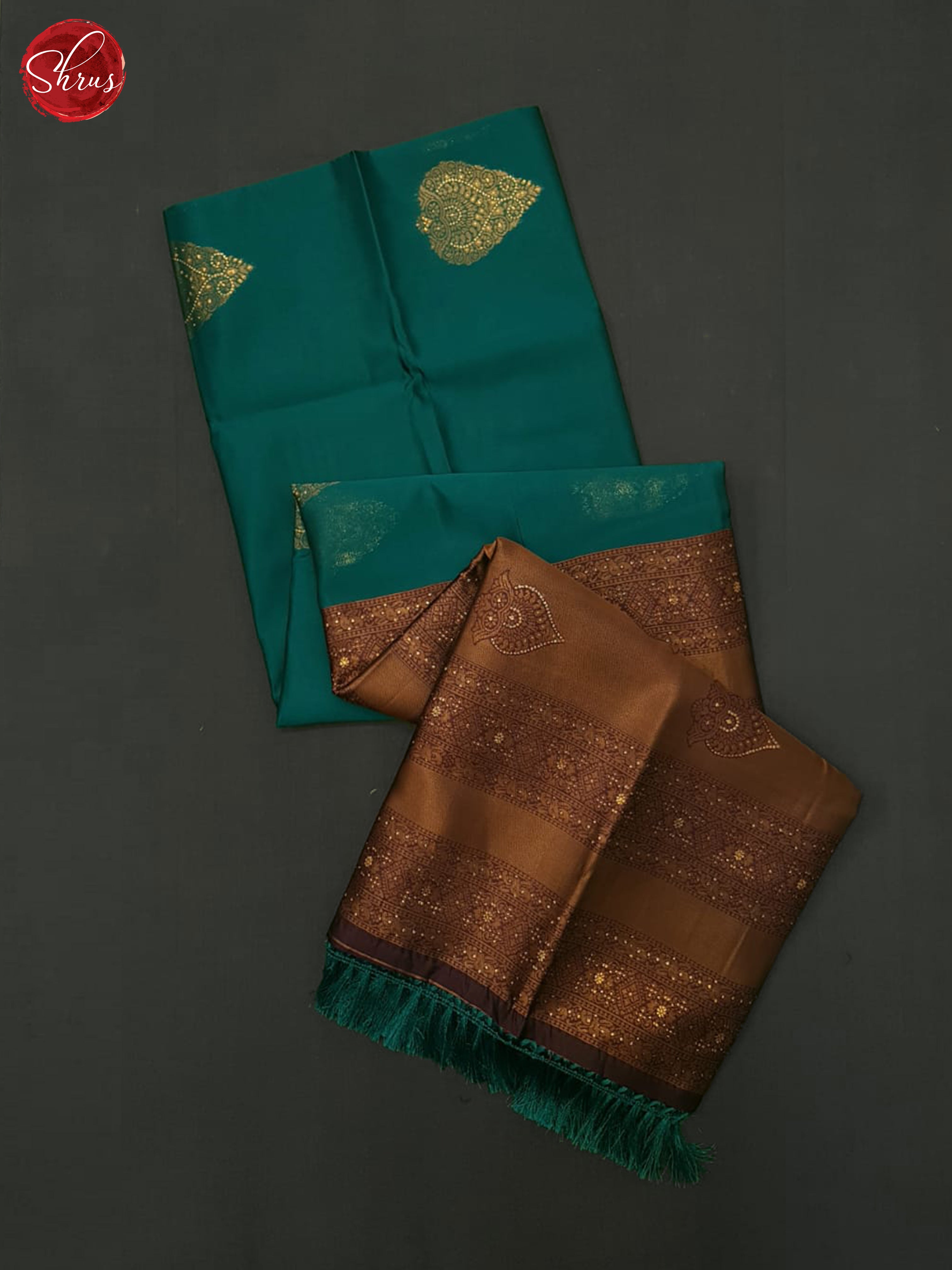 Green & Purple - Semi Soft silk Saree - Shop on ShrusEternity.com