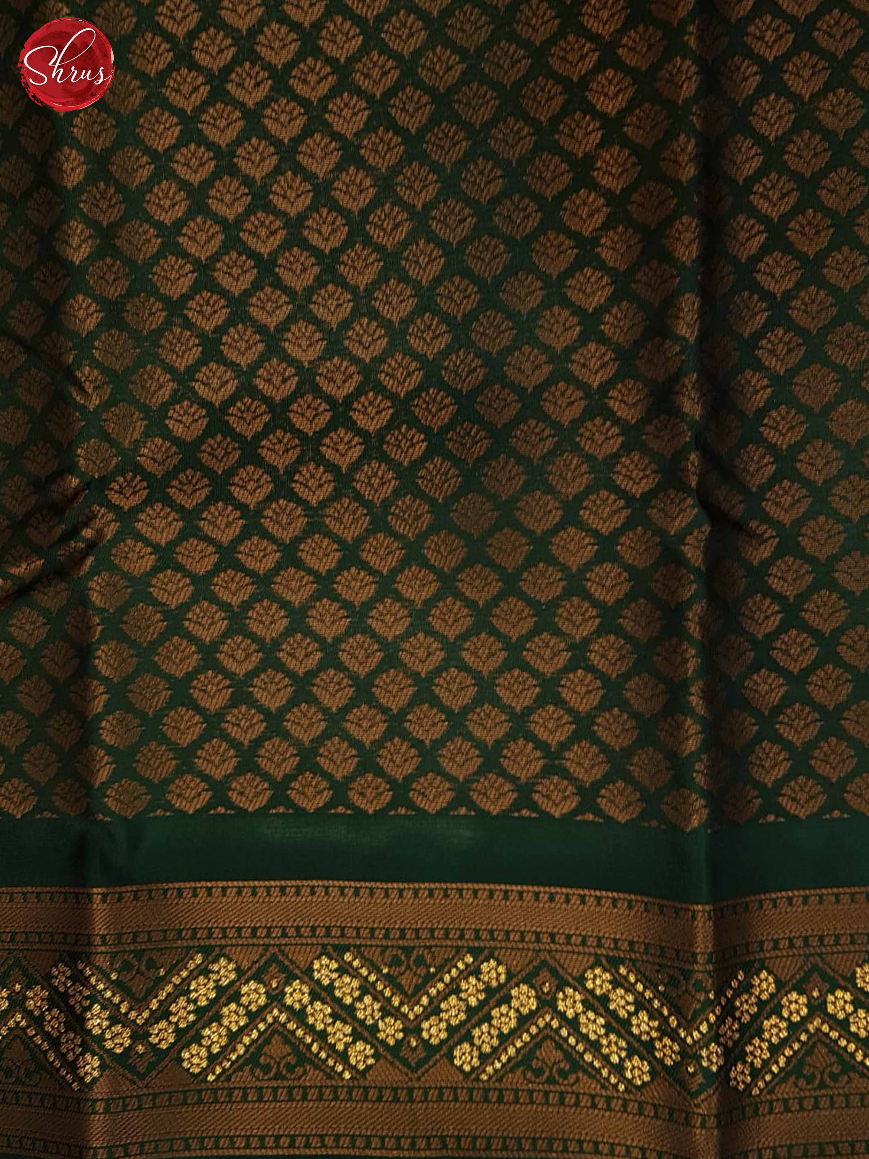 Wine And Green- Semi Soft Silk Saree - Shop on ShrusEternity.com