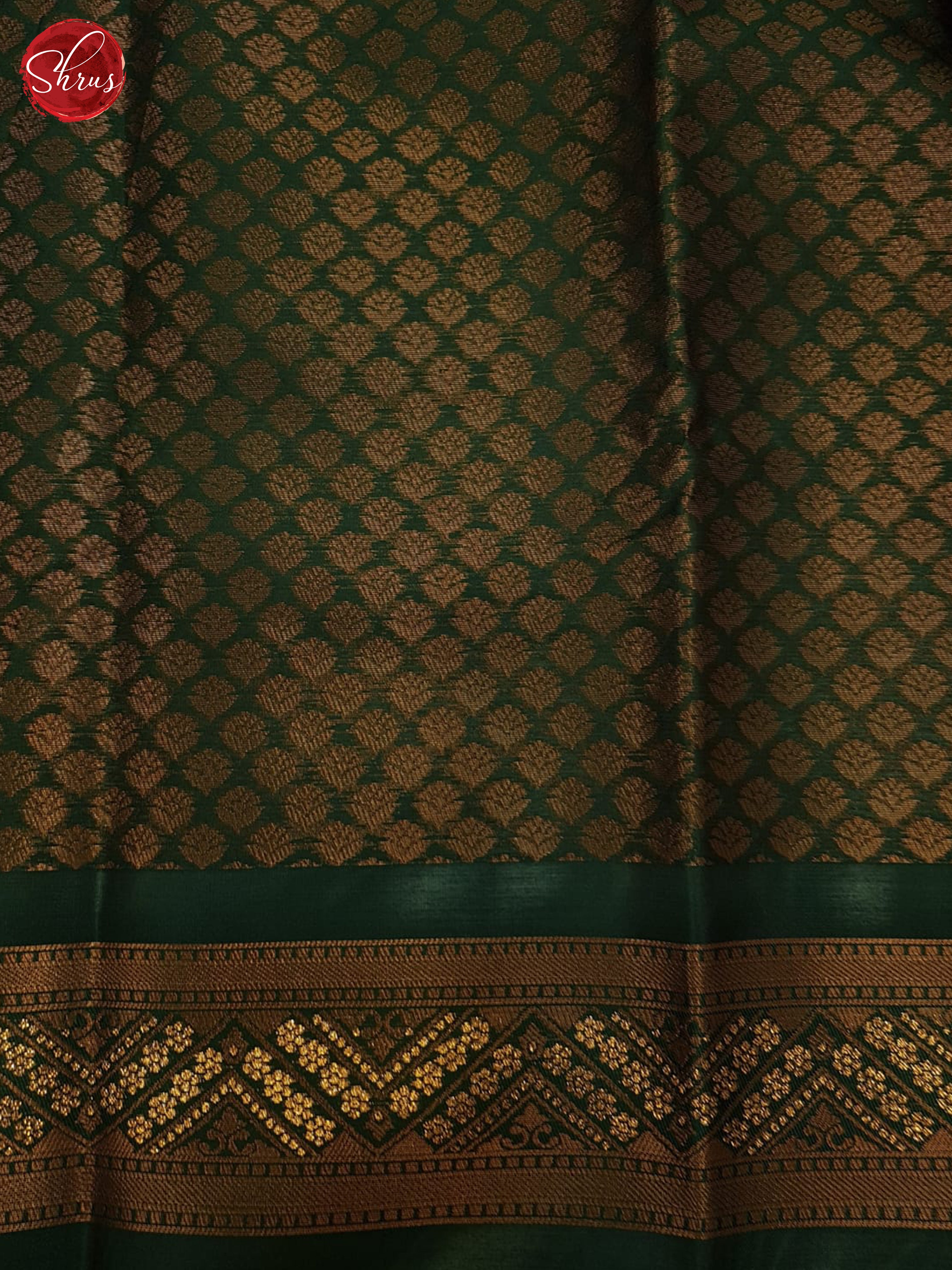 Mustard & Green - Semi Softsilk Saree - Shop on ShrusEternity.com