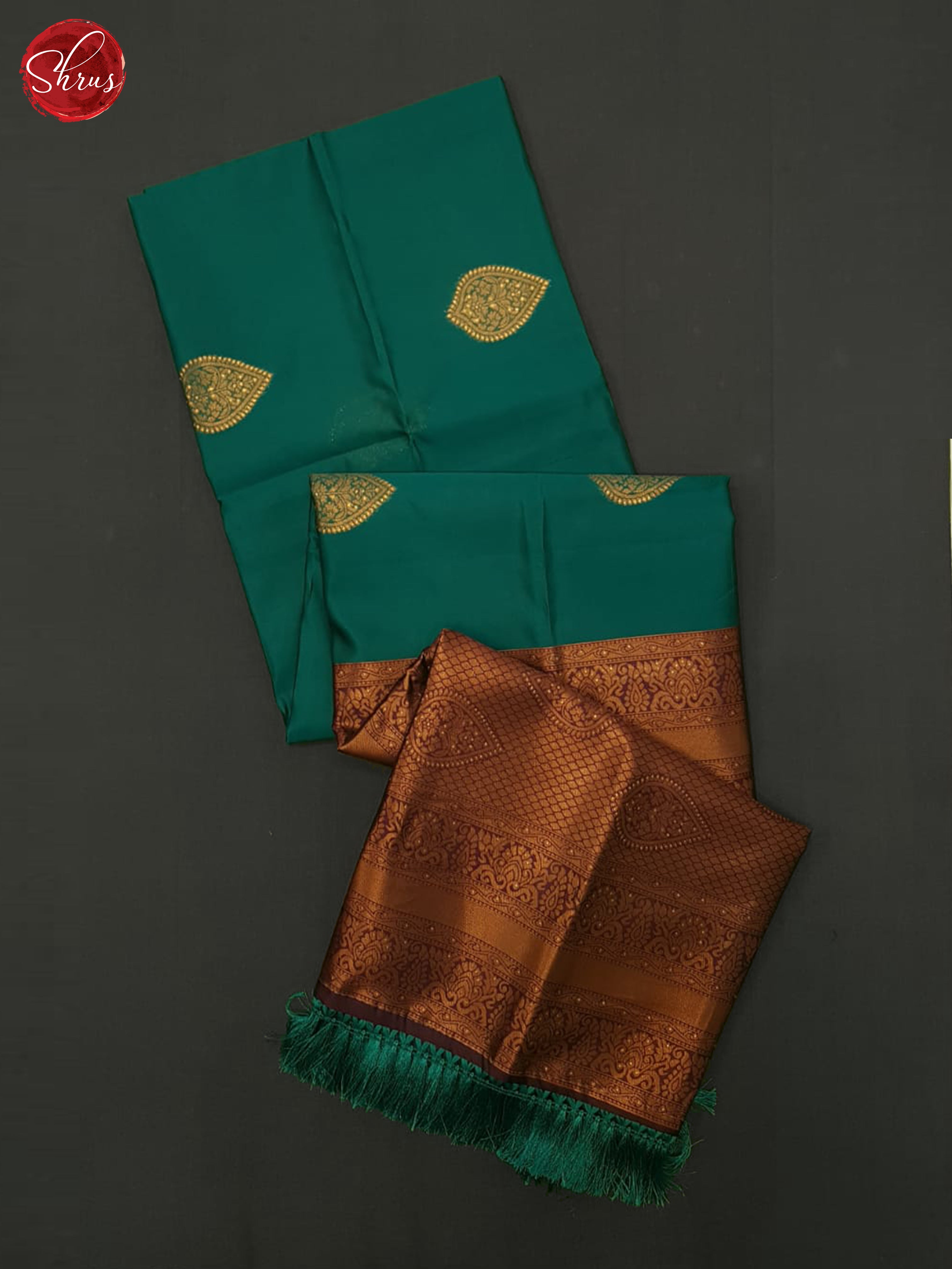 Green & Purple - Semi Soft silk Saree - Shop on ShrusEternity.com