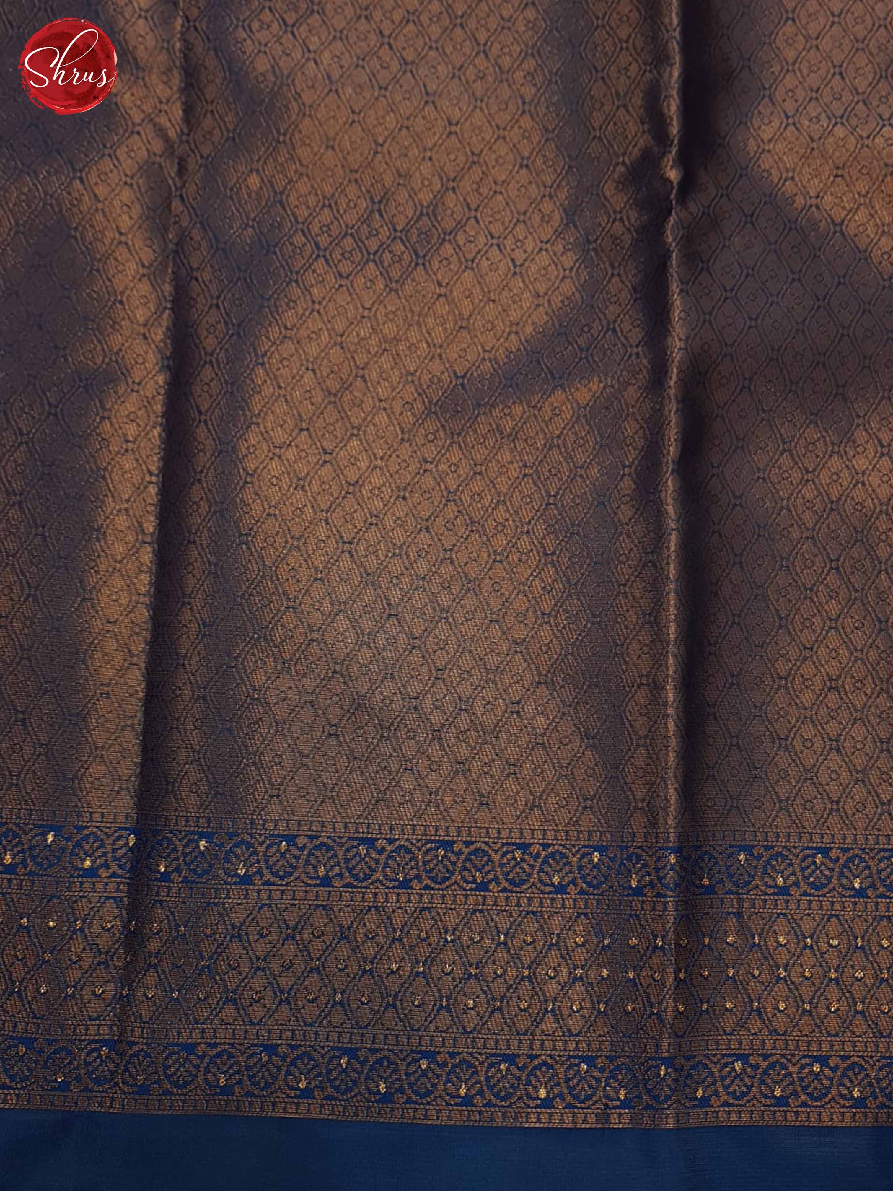 Deep Wine And Blue- Semi Soft Silk Saree - Shop on ShrusEternity.com