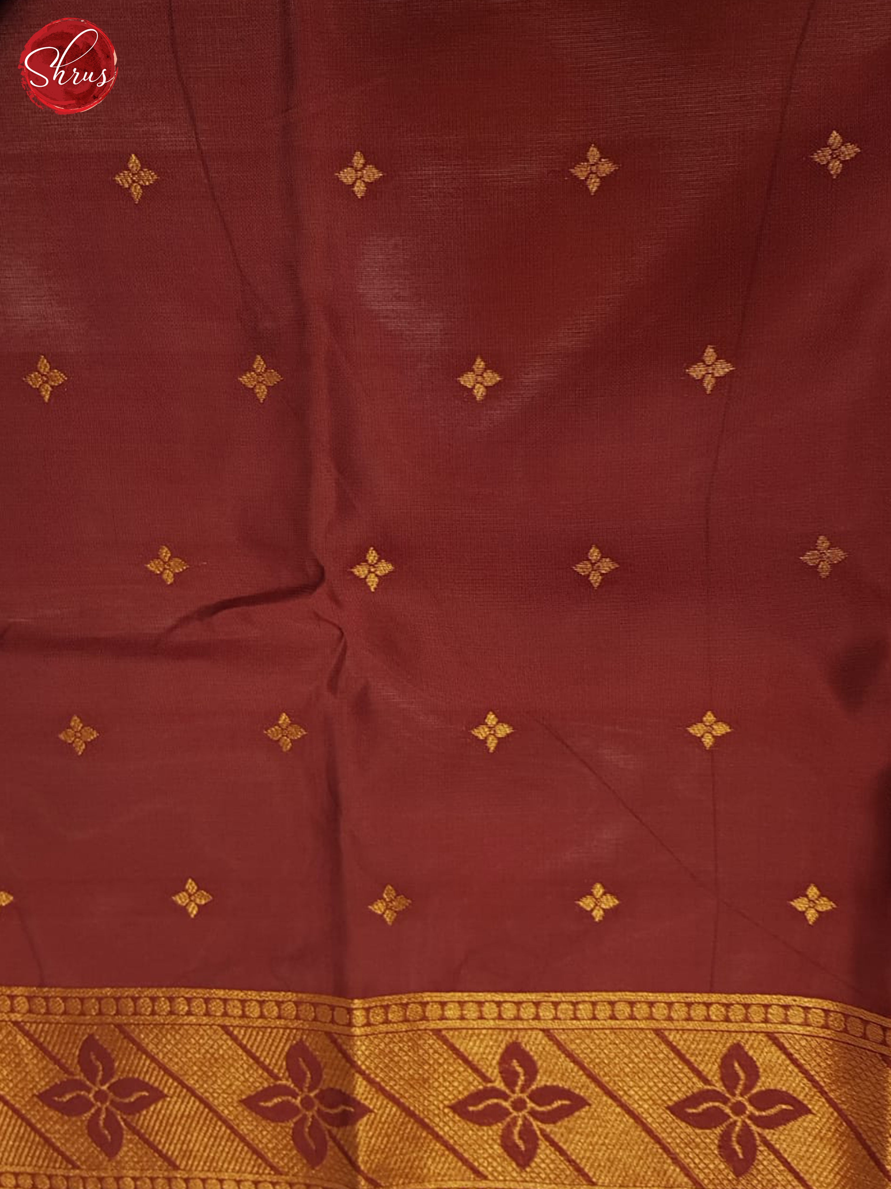 blue & MAroon - Semi Soft Silk Saree - Shop on ShrusEternity.com