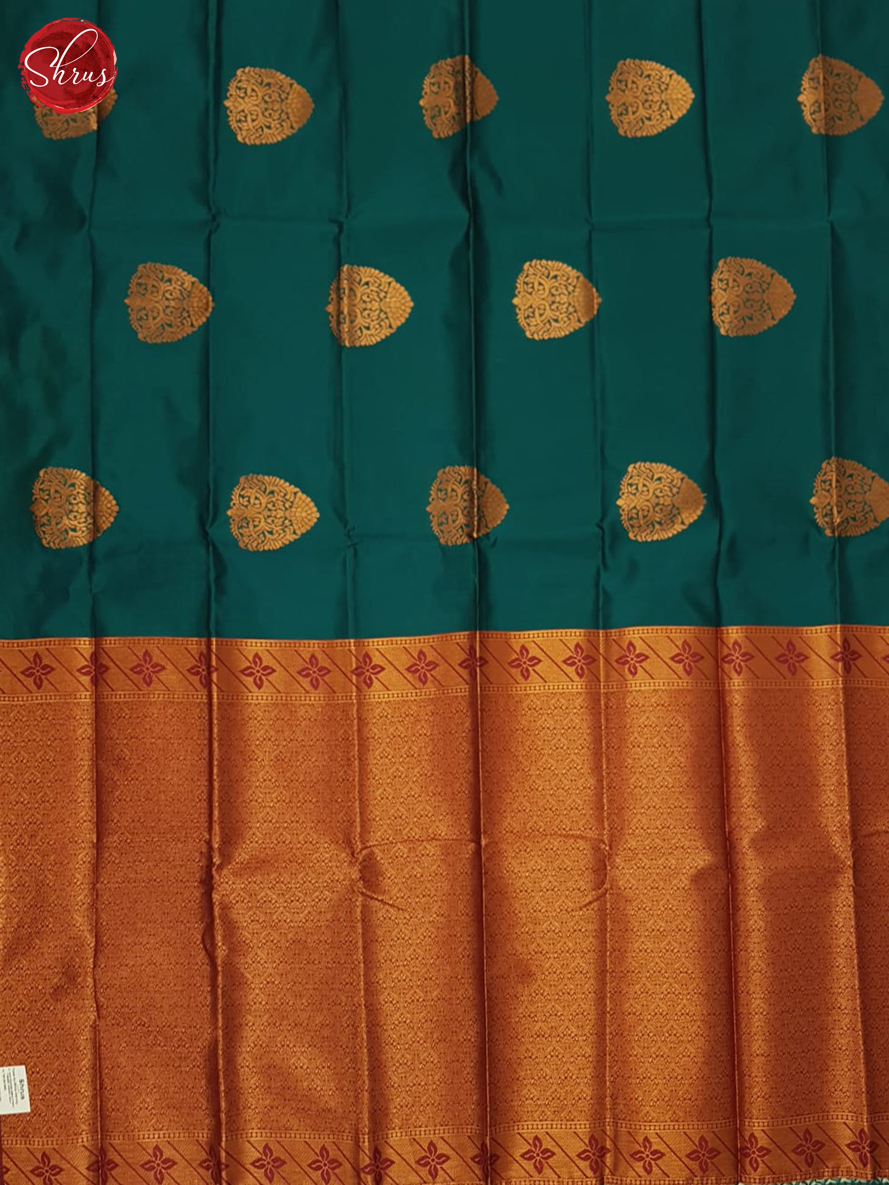 green and pink - Semi Soft Silk Saree - Shop on ShrusEternity.com