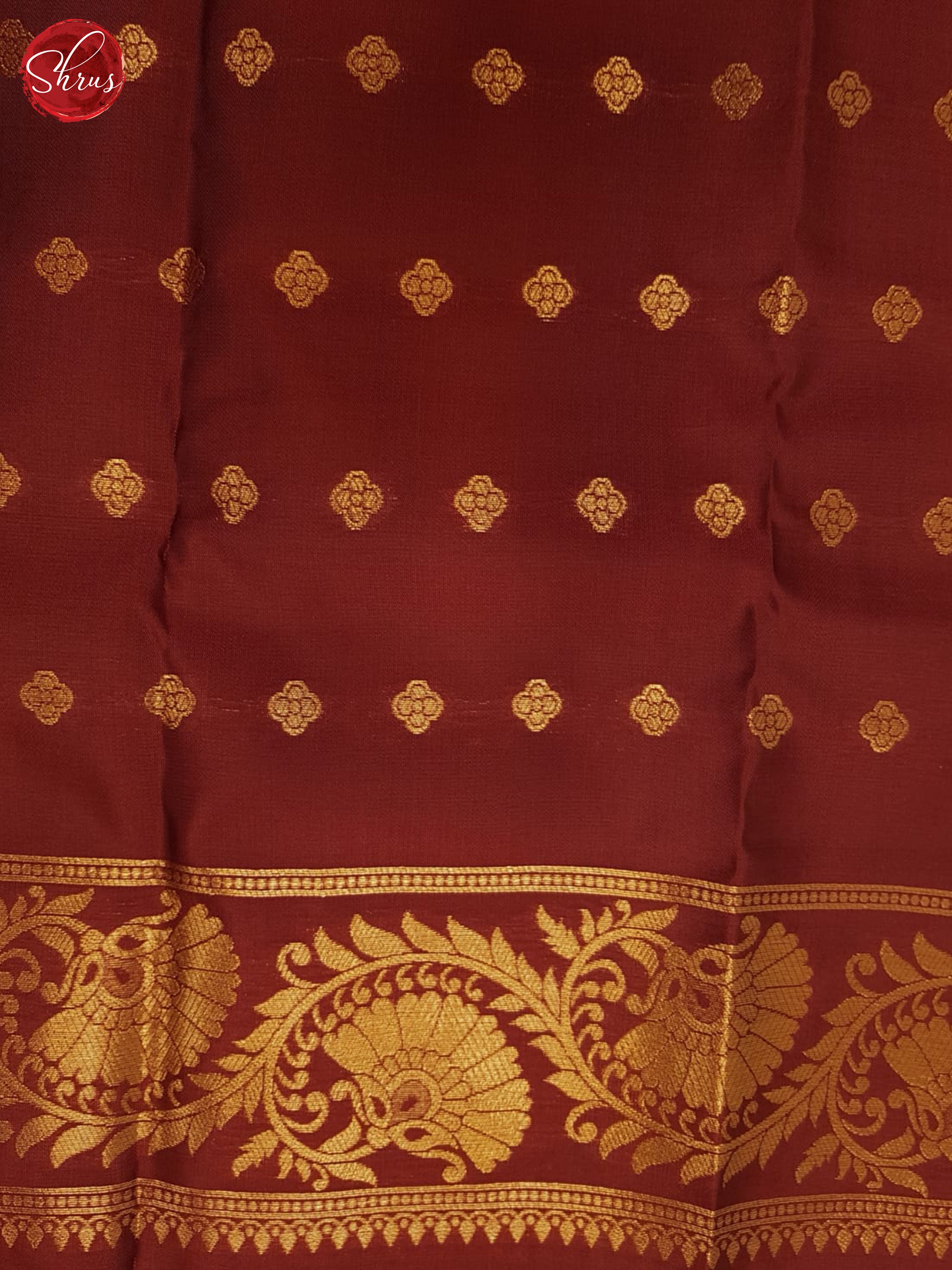 Brownish Pink & Maroon- Semi Softsilk Saree - Shop on ShrusEternity.com