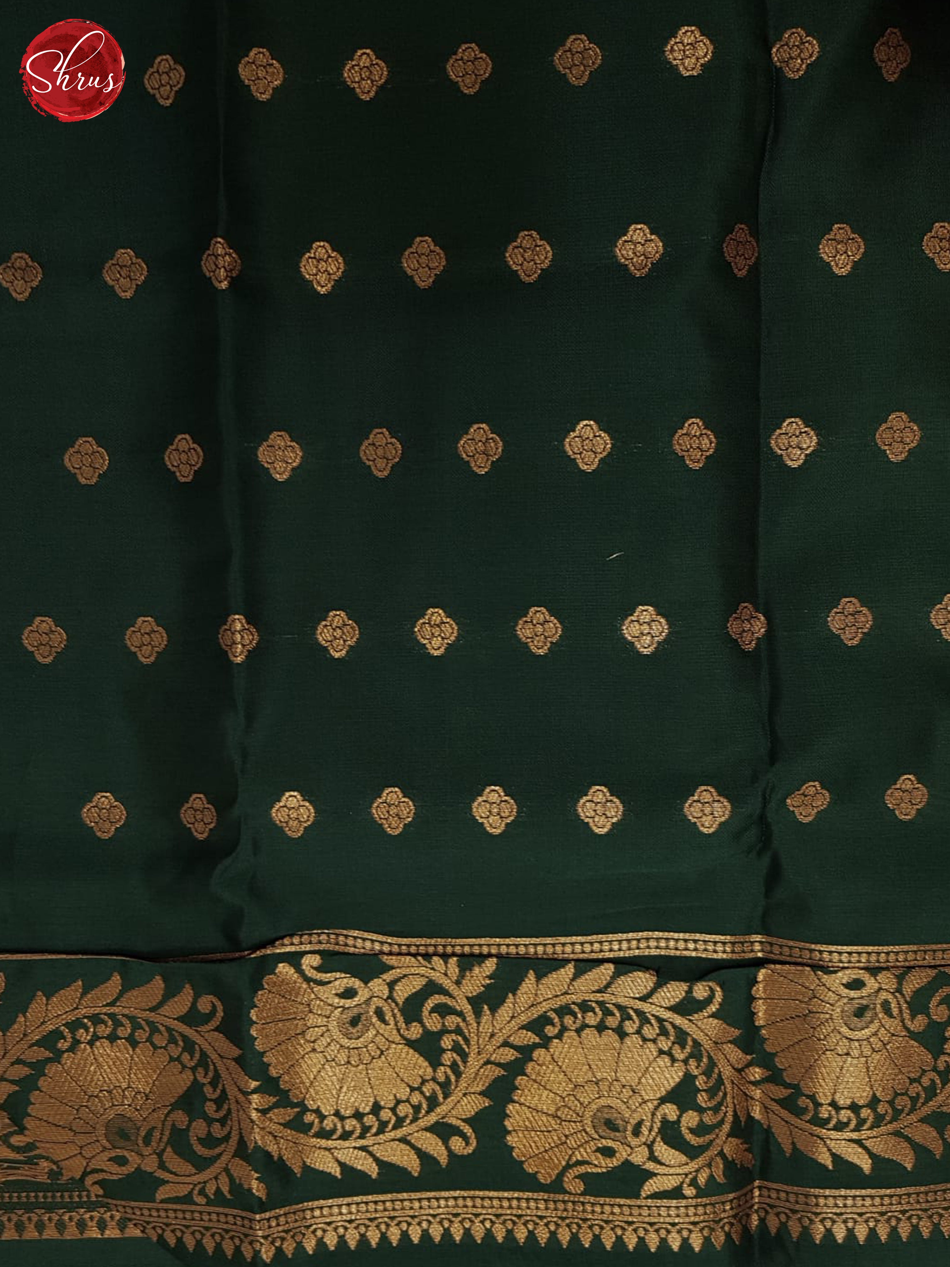 Mustard & Green- Semi Soft silk Saree - Shop on ShrusEternity.com