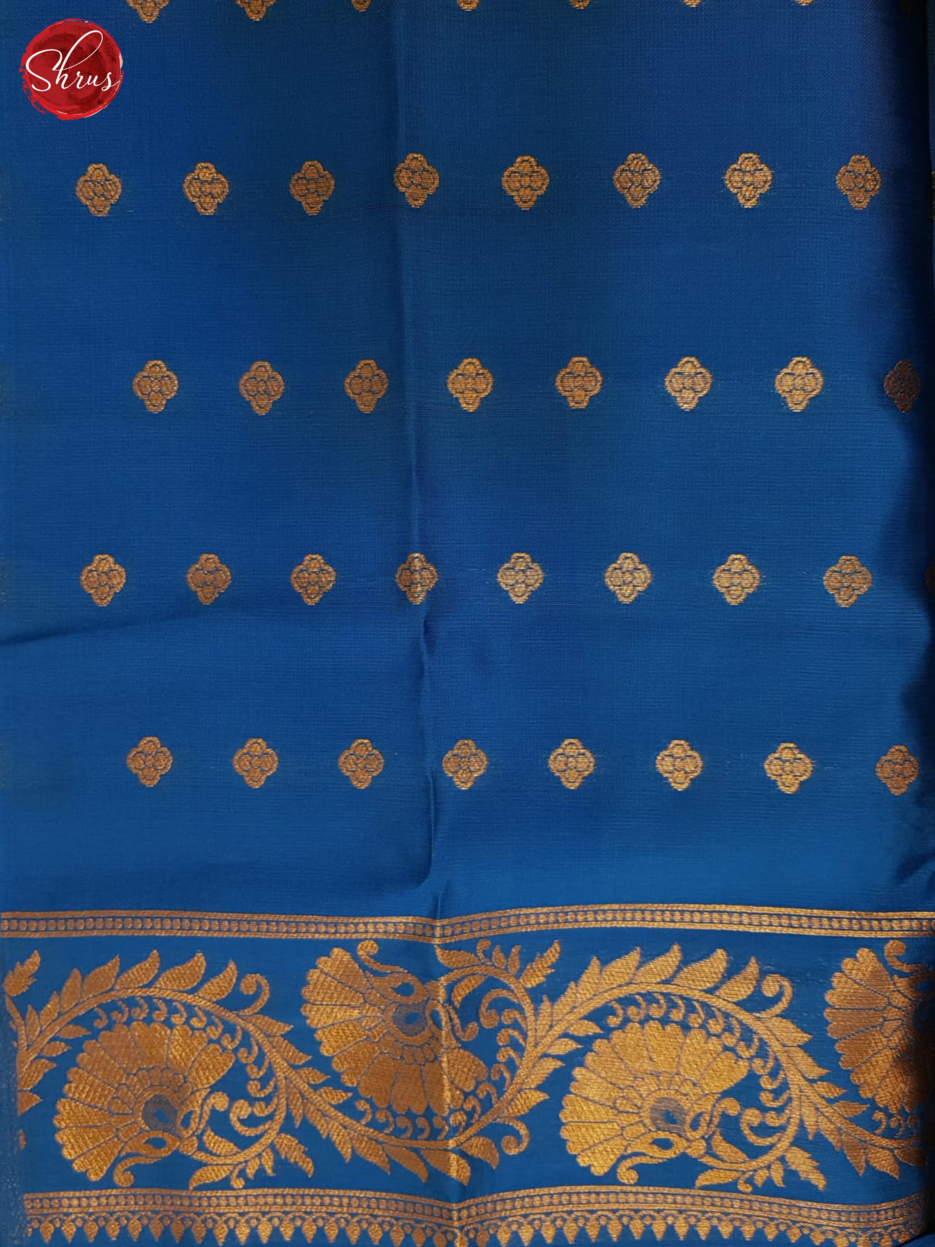 WIne & Blue- Semi Soft silk Saree - Shop on ShrusEternity.com