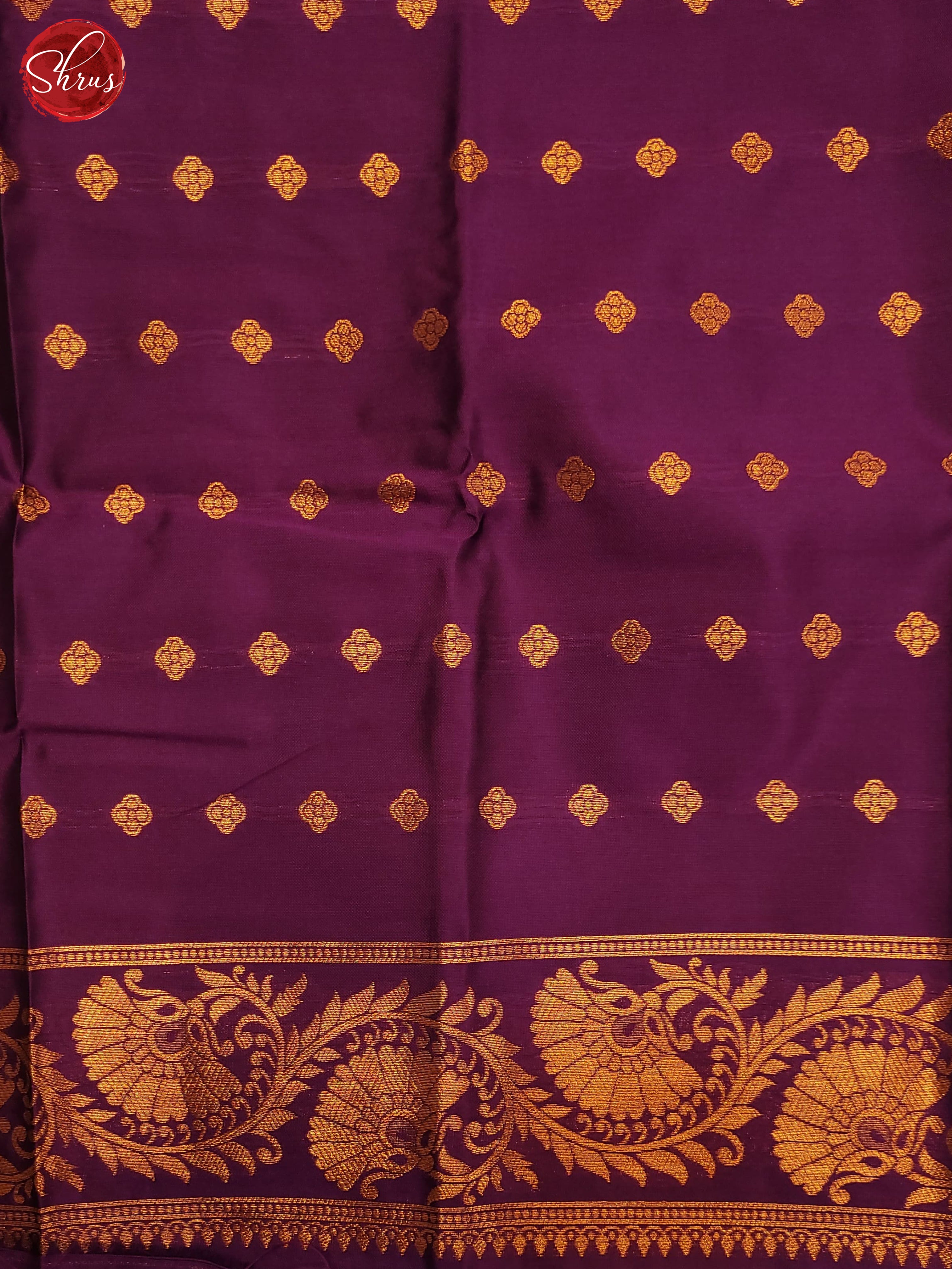 Mild Lavender & Purple - Semi Softsilk Saree - Shop on ShrusEternity.com