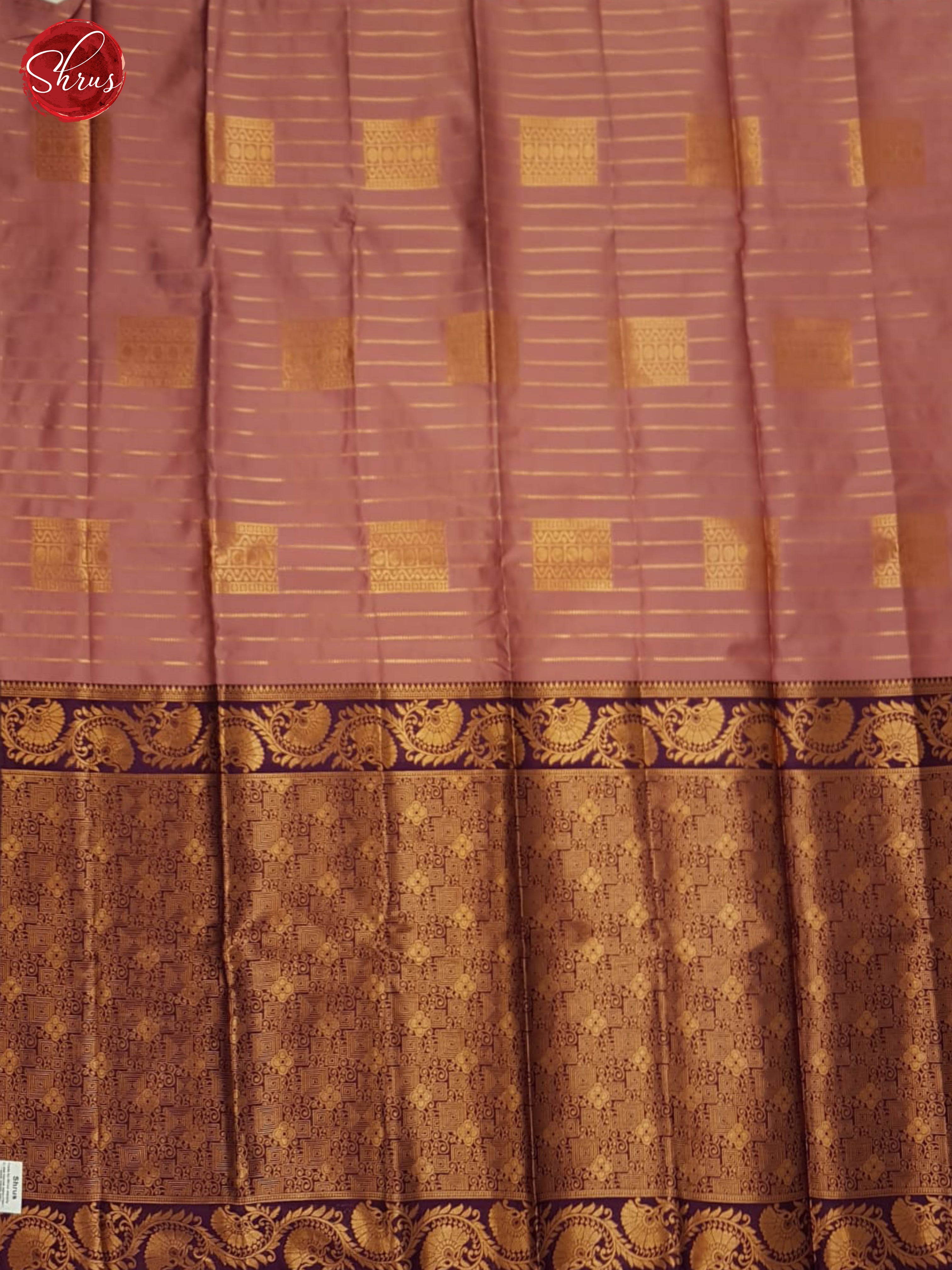 Pink & Purple - Semi Softsilk Saree - Shop on ShrusEternity.com