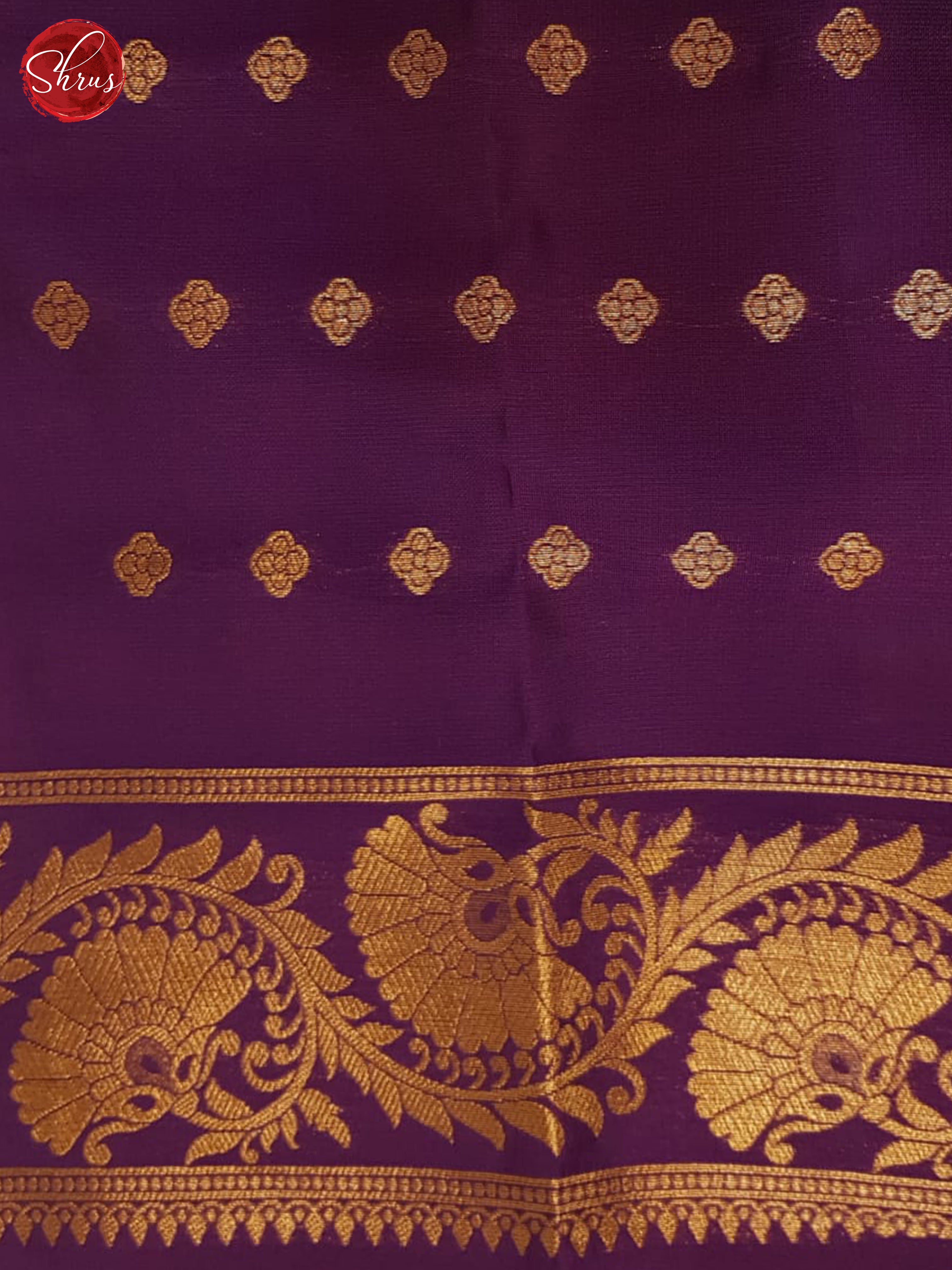 Pink & Purple - Semi Softsilk Saree - Shop on ShrusEternity.com