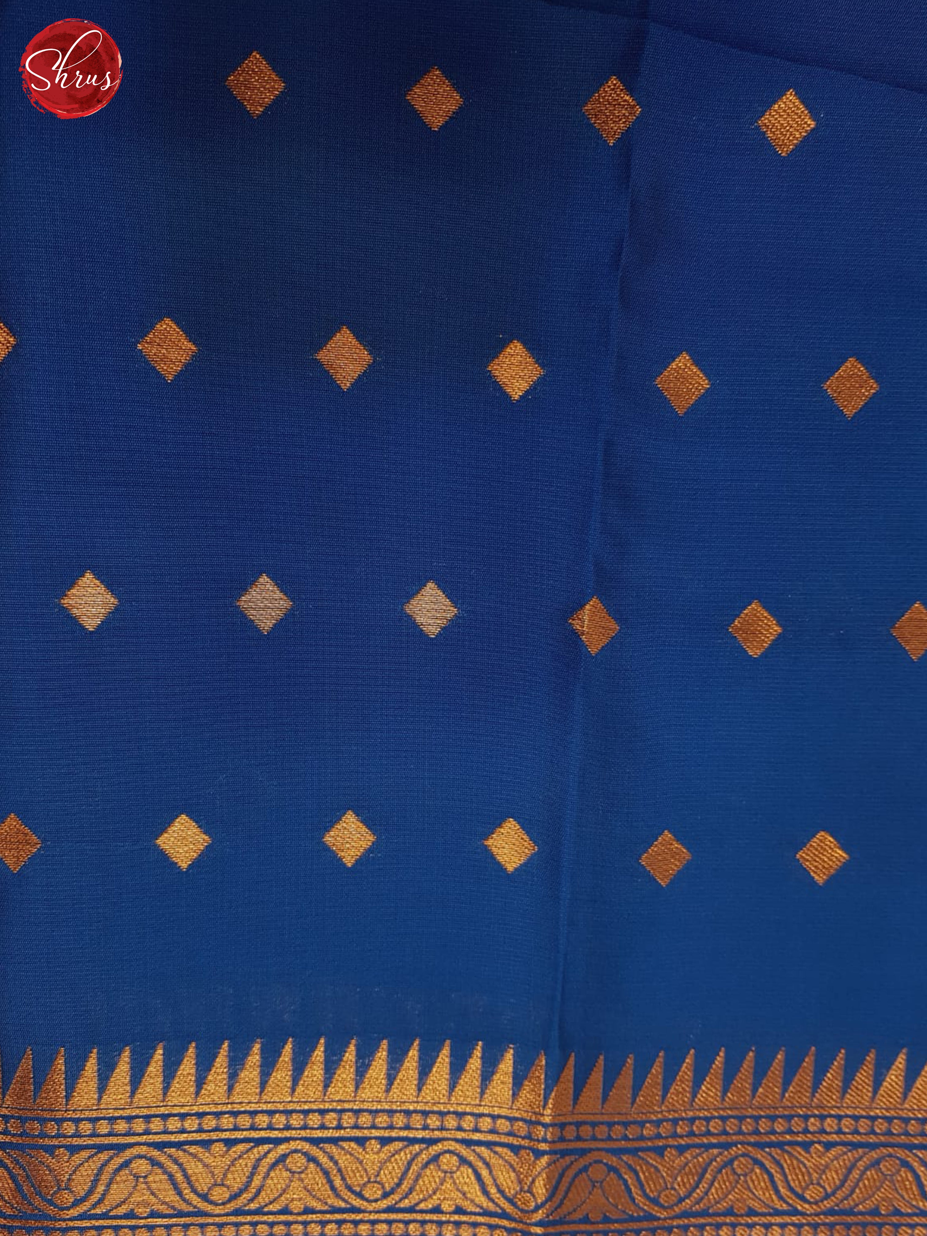 Arakku Maroon & Blue - Semi Softsilk Saree - Shop on ShrusEternity.com