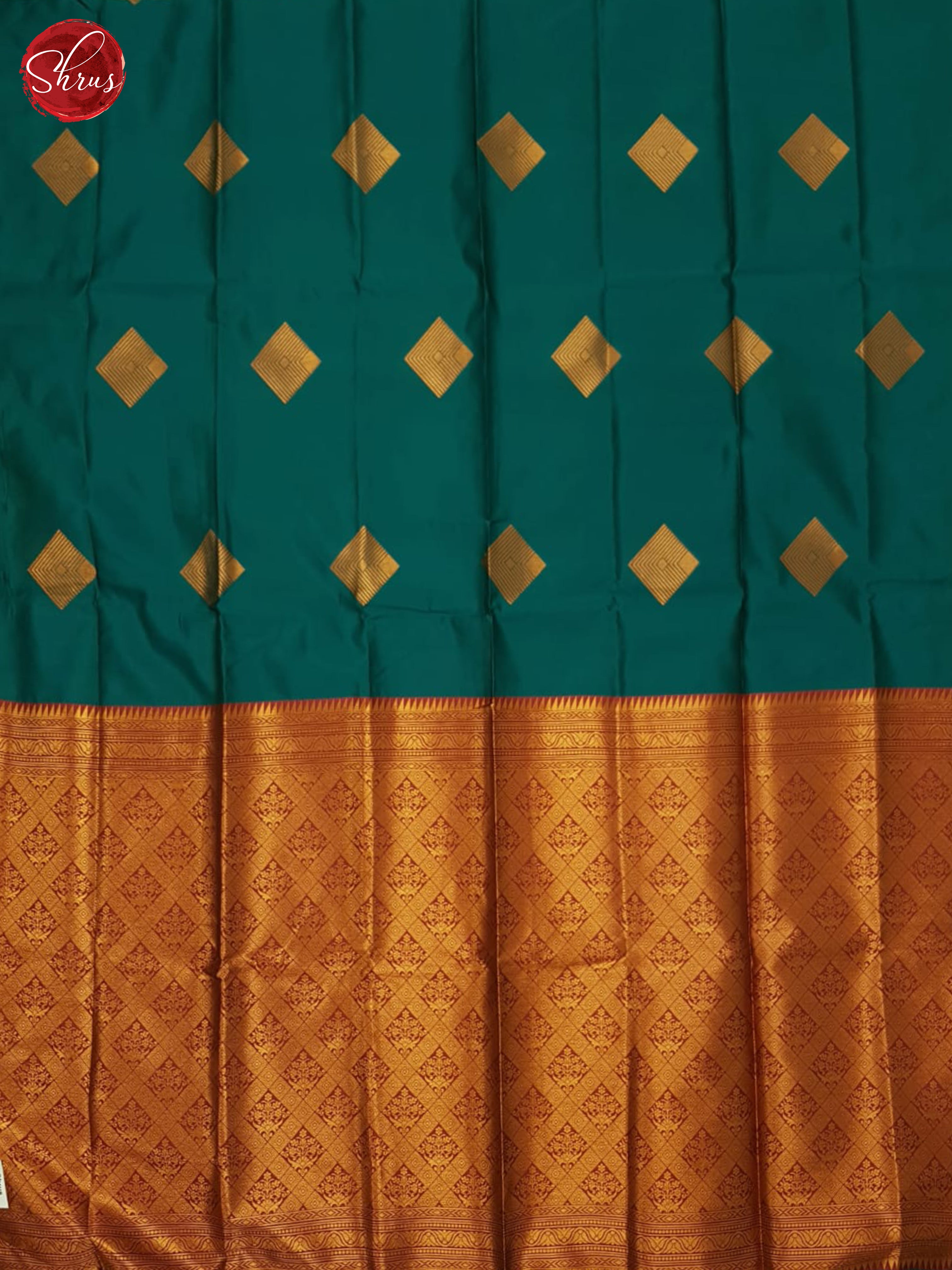 Green & MAjenta Pink - Semi Softsilk Saree - Shop on ShrusEternity.com