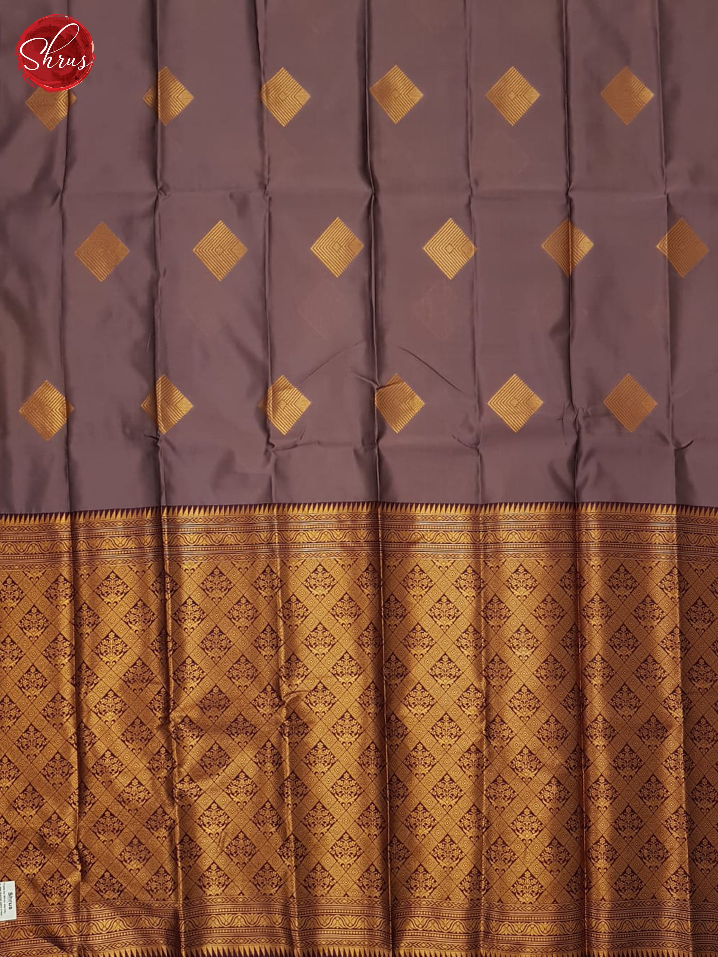 dusty wine and wine - Semi Soft Silk Saree - Shop on ShrusEternity.com