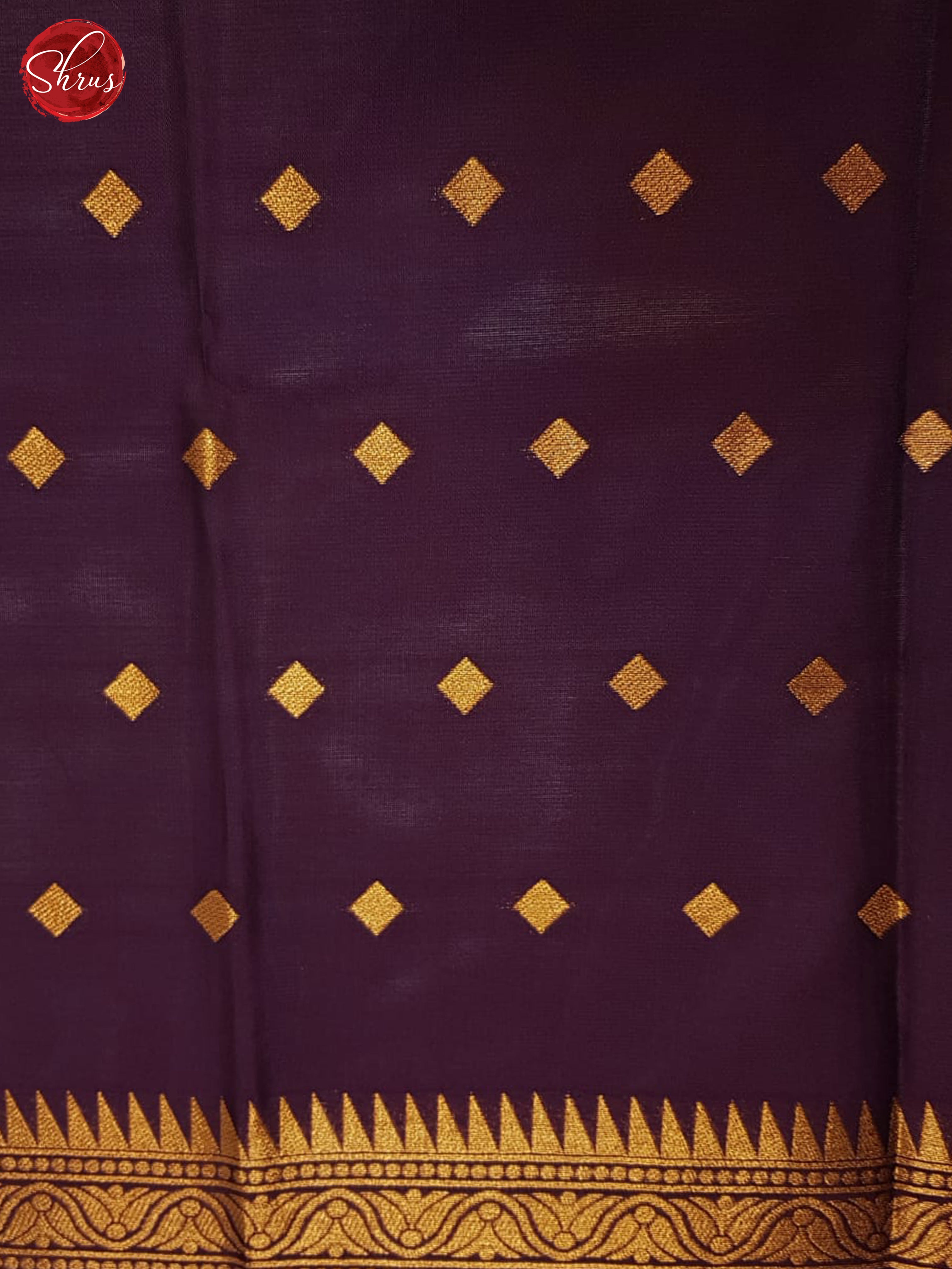 dusty wine and wine - Semi Soft Silk Saree - Shop on ShrusEternity.com