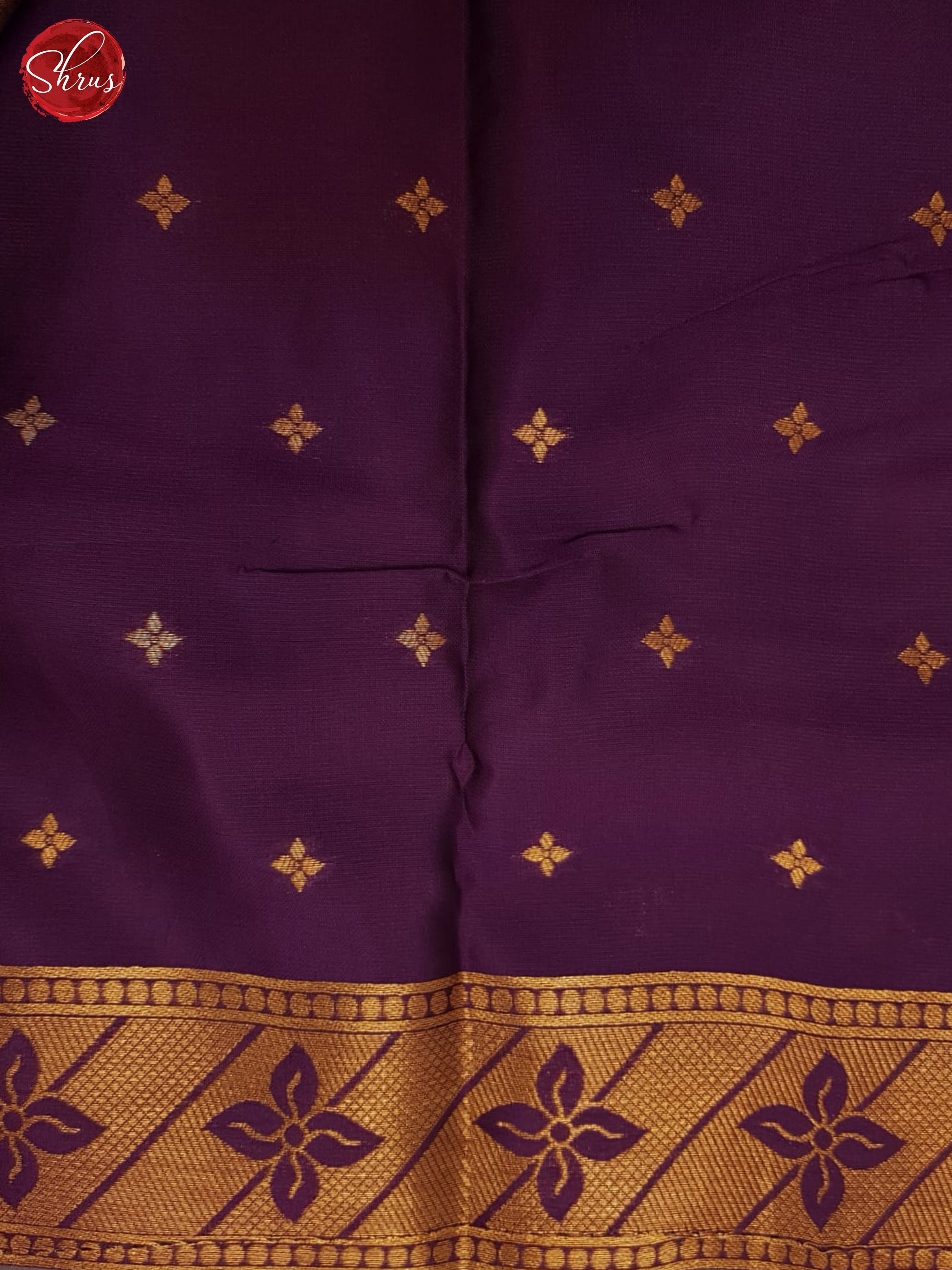 Mild Lavender & Wine - Semi Softsilk Saree - Shop on ShrusEternity.com