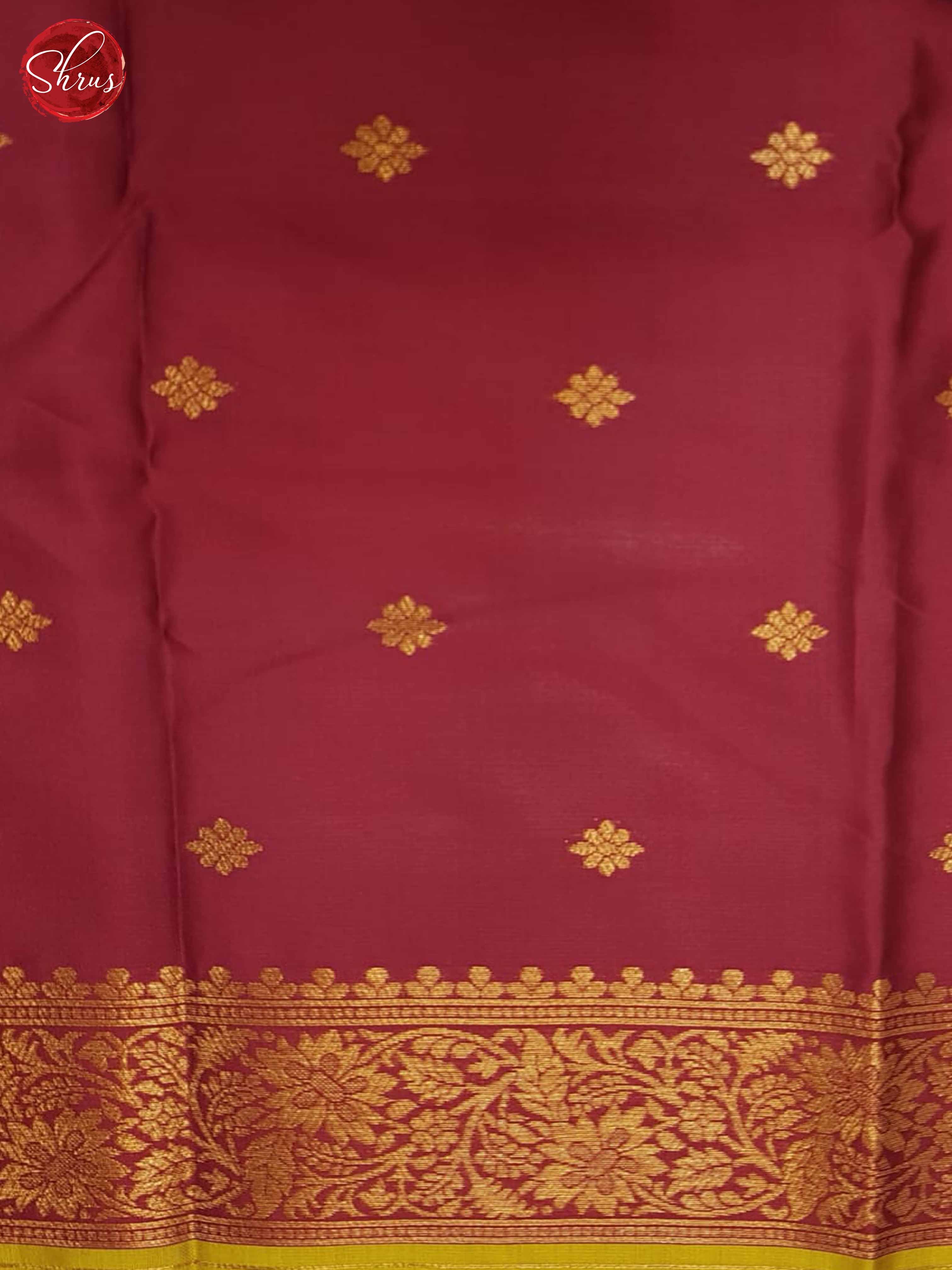 Mustard And Pink -Semi Soft Silk Saree - Shop on ShrusEternity.com