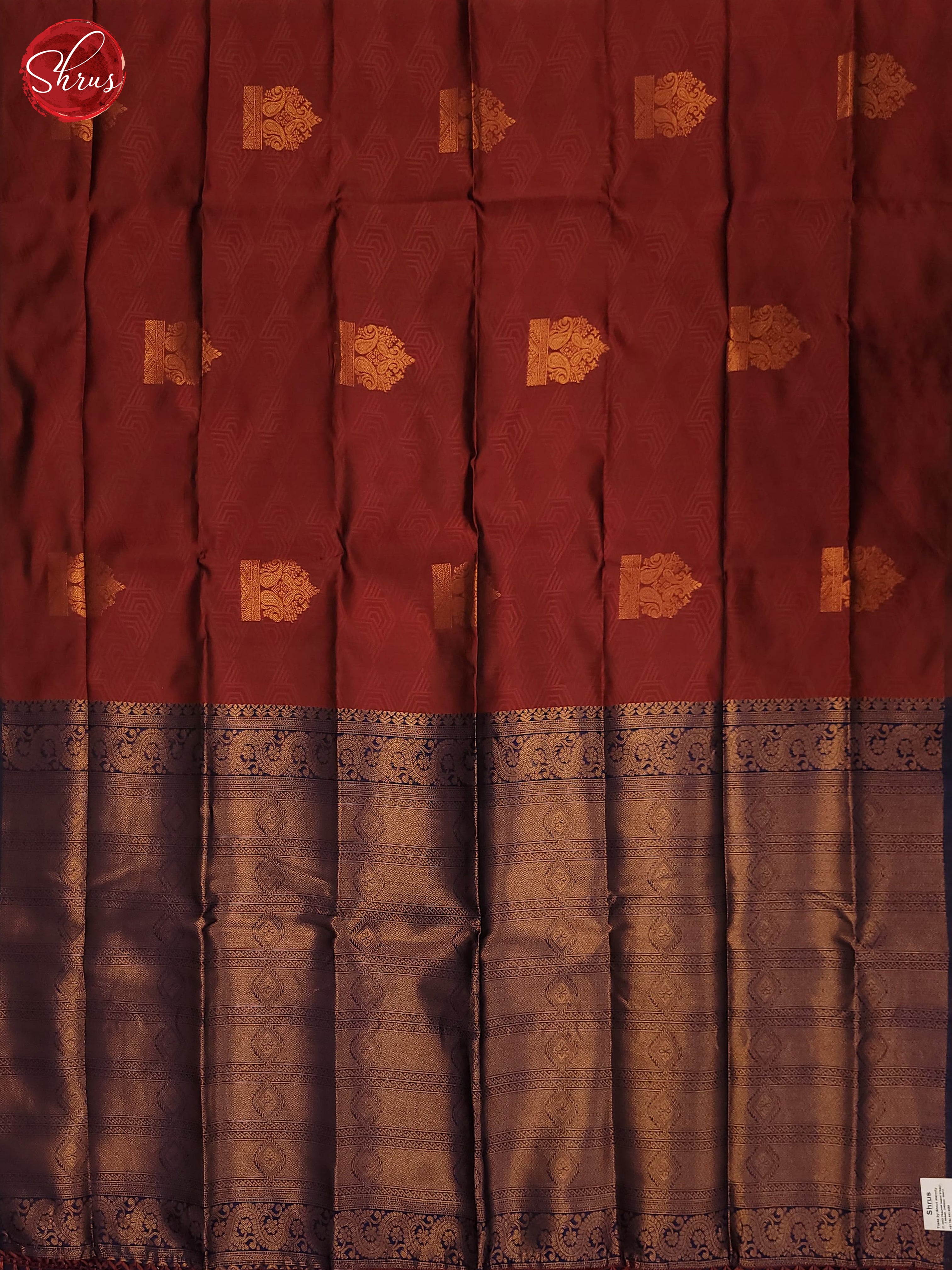 Red & Blue- Semi Soft Silk Saree - Shop on ShrusEternity.com