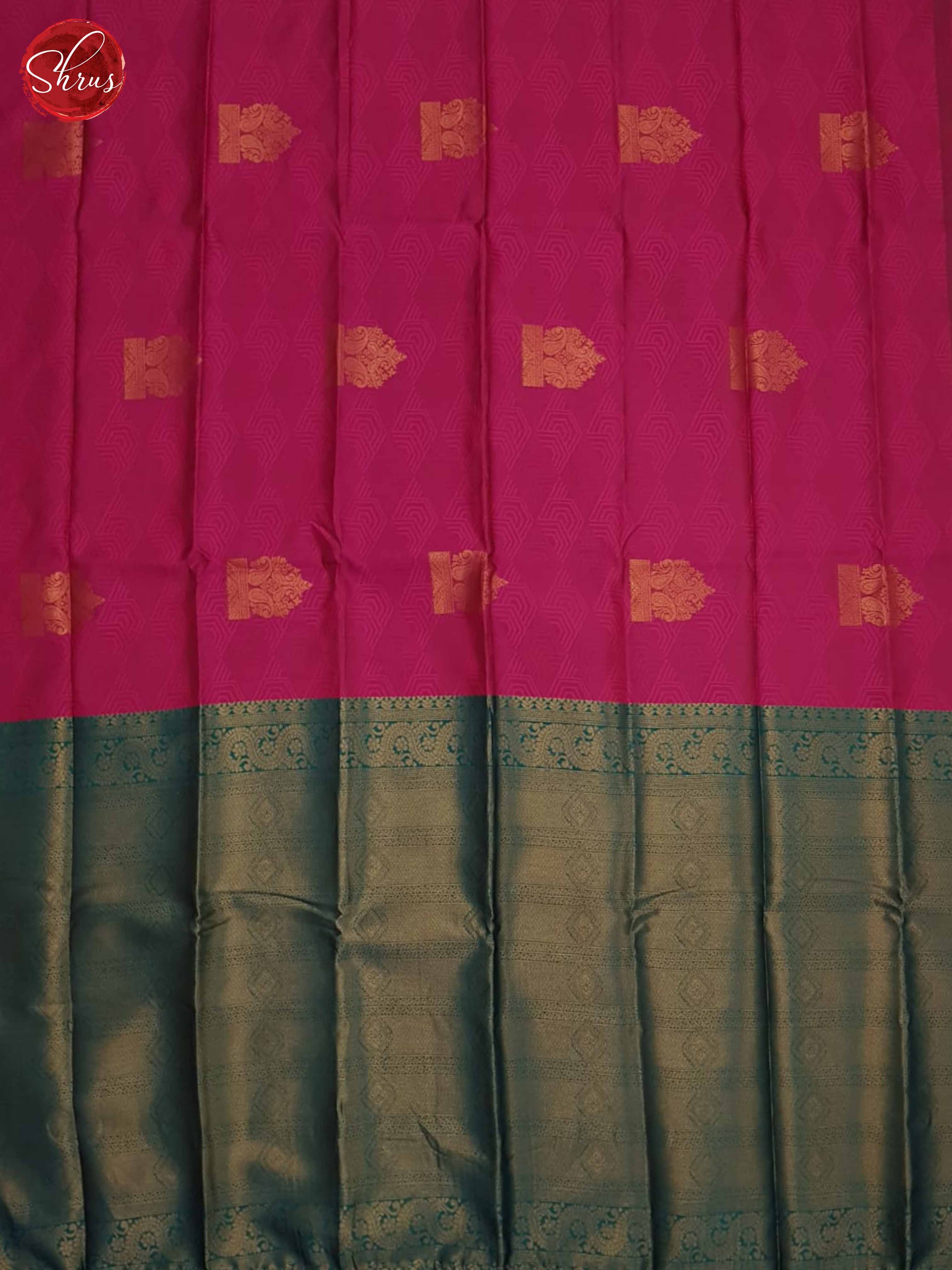 Pink And Green- Semi Soft Silk Saree - Shop on ShrusEternity.com