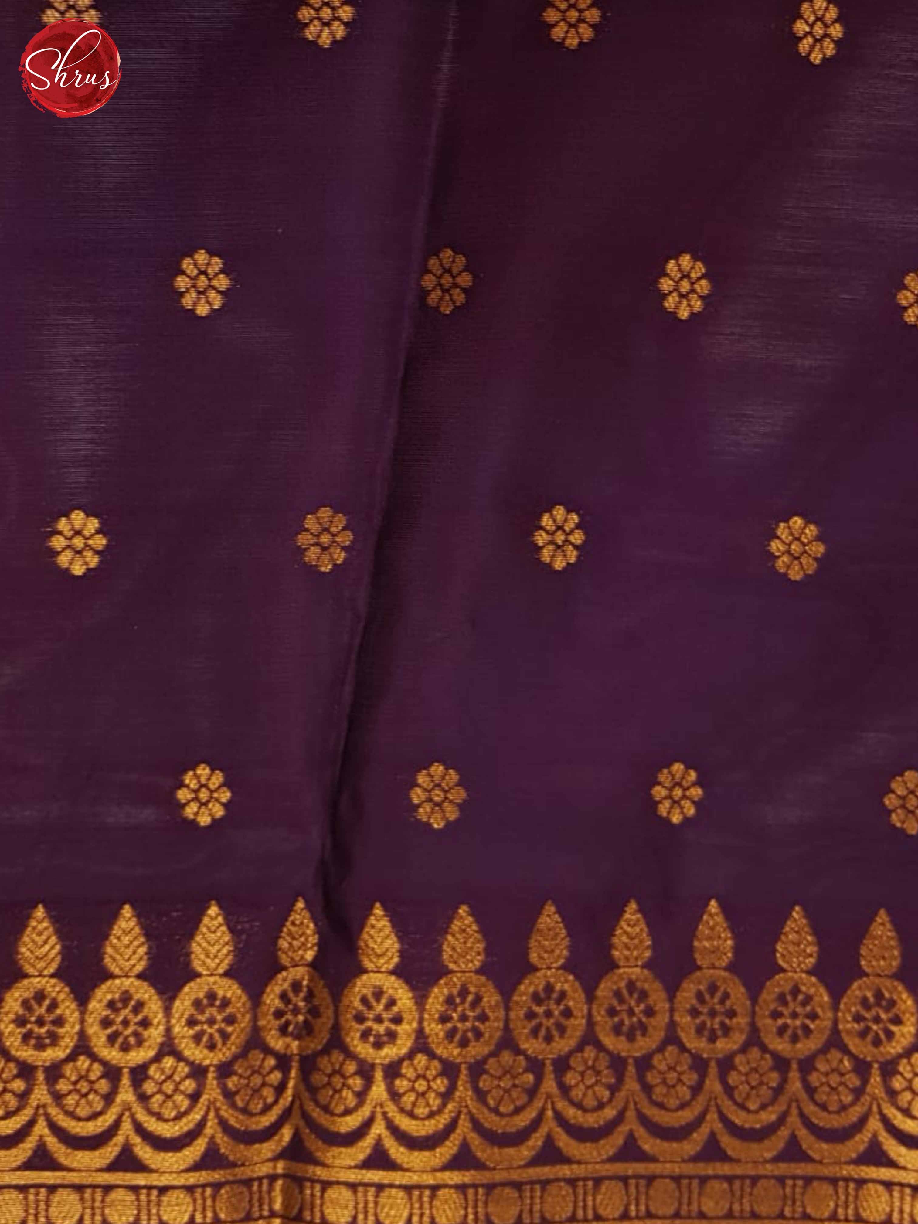 Dusty Wine And Wine- Semi Soft Silk Saree - Shop on ShrusEternity.com