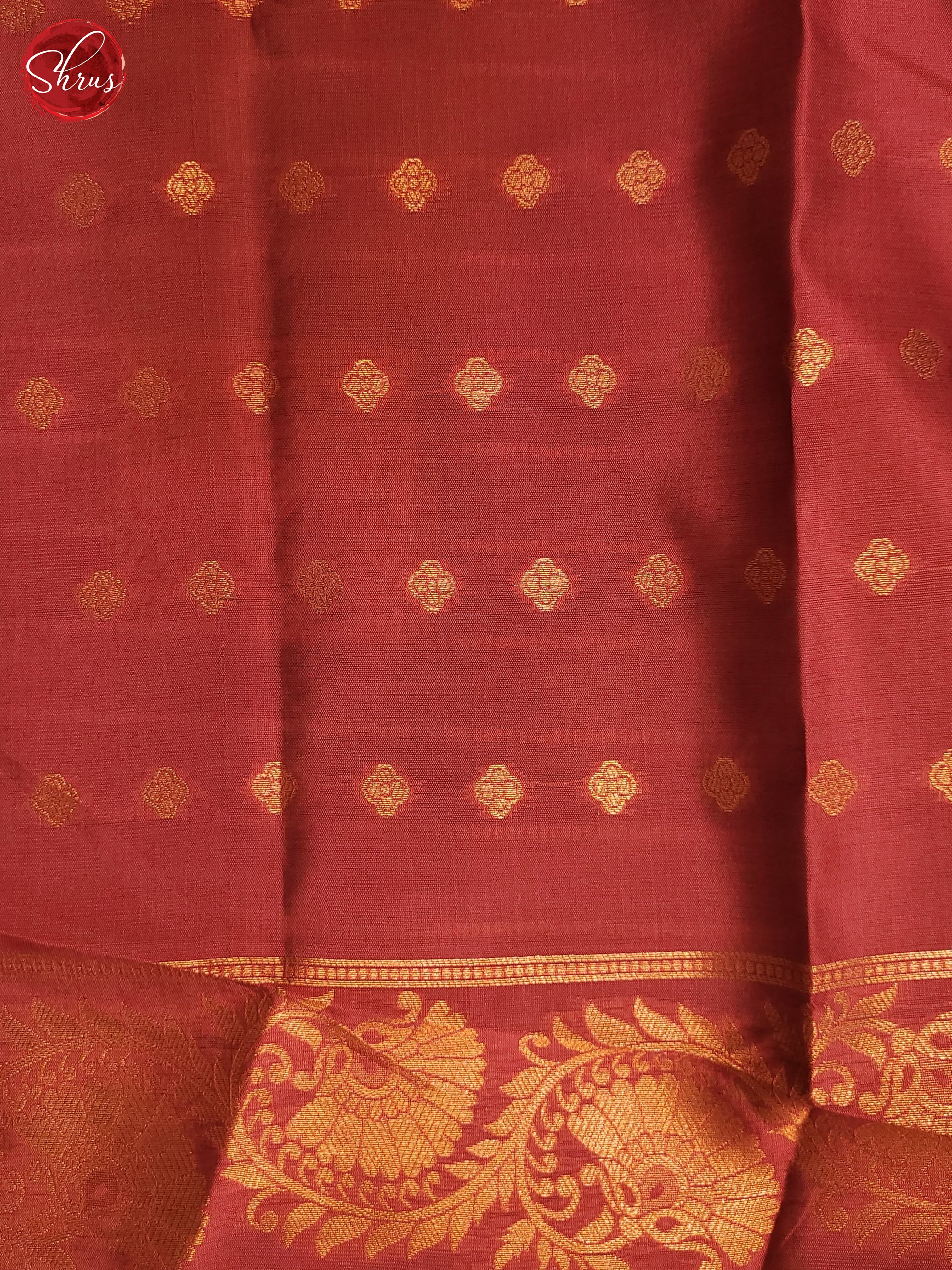 Blue & Red - Semi Softsilk Saree - Shop on ShrusEternity.com