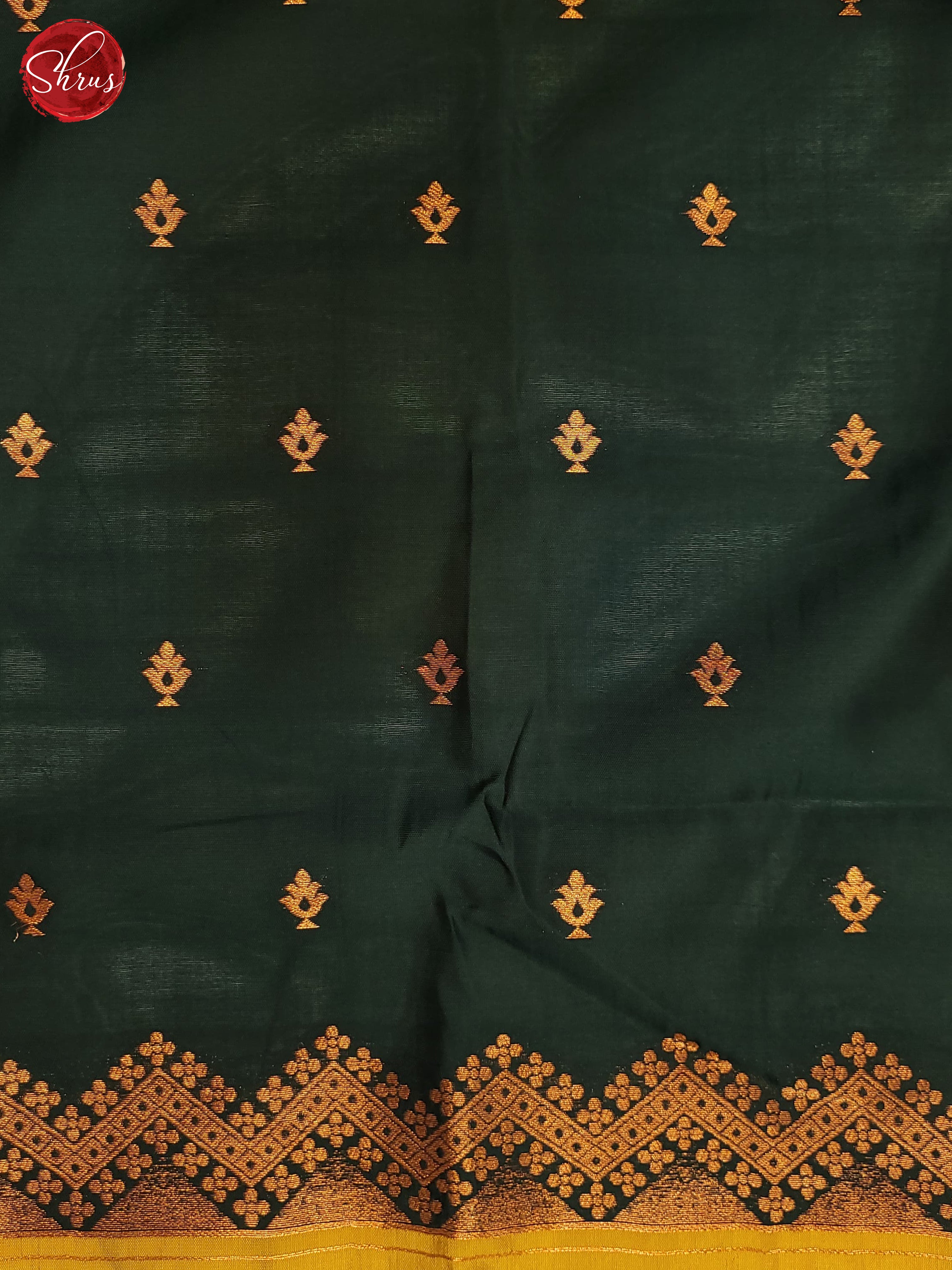 Mathulir Green & Green - Semi Softsilk Saree - Shop on ShrusEternity.com