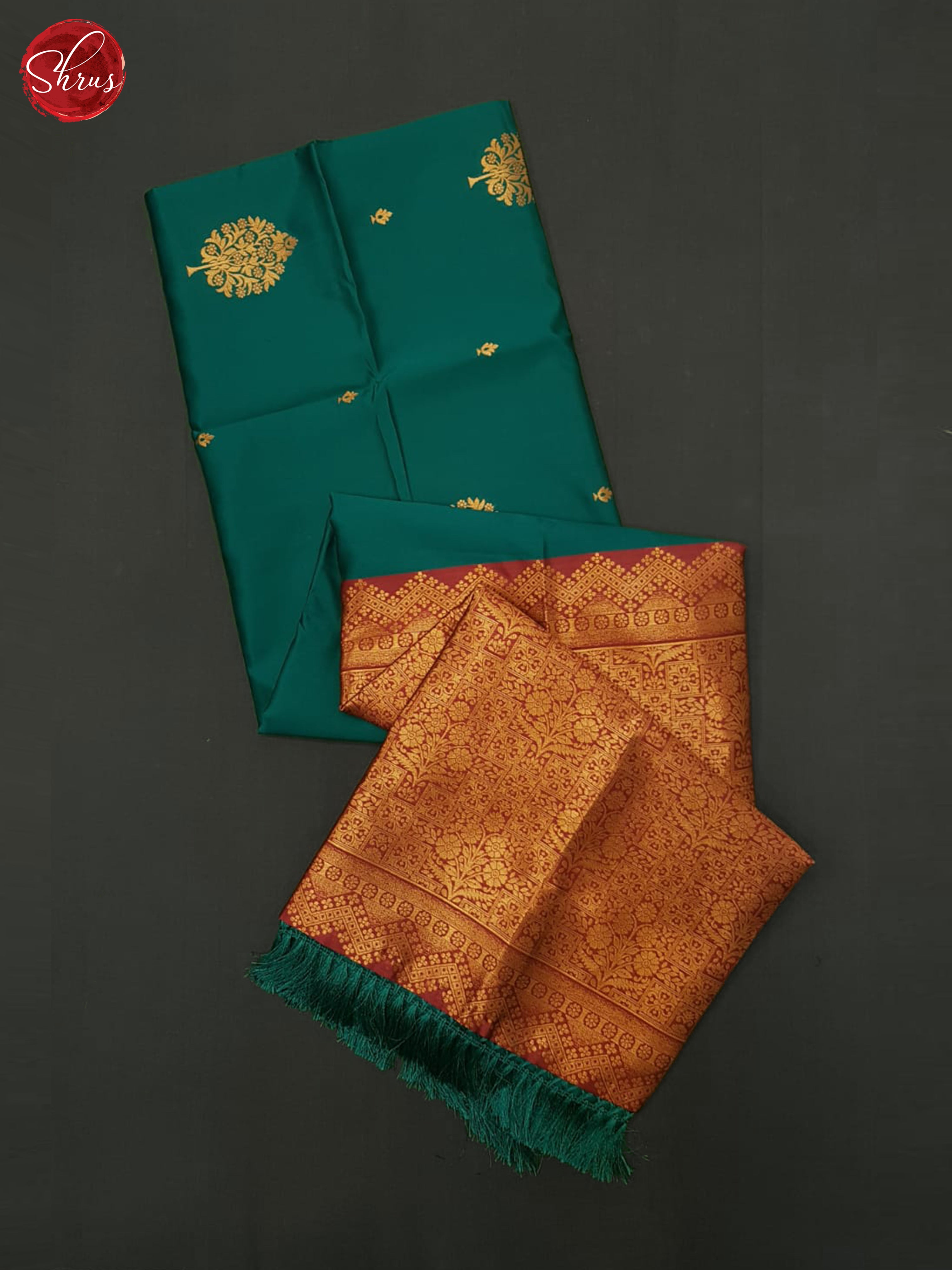 Green & Pink- Semi Soft silk Saree - Shop on ShrusEternity.com