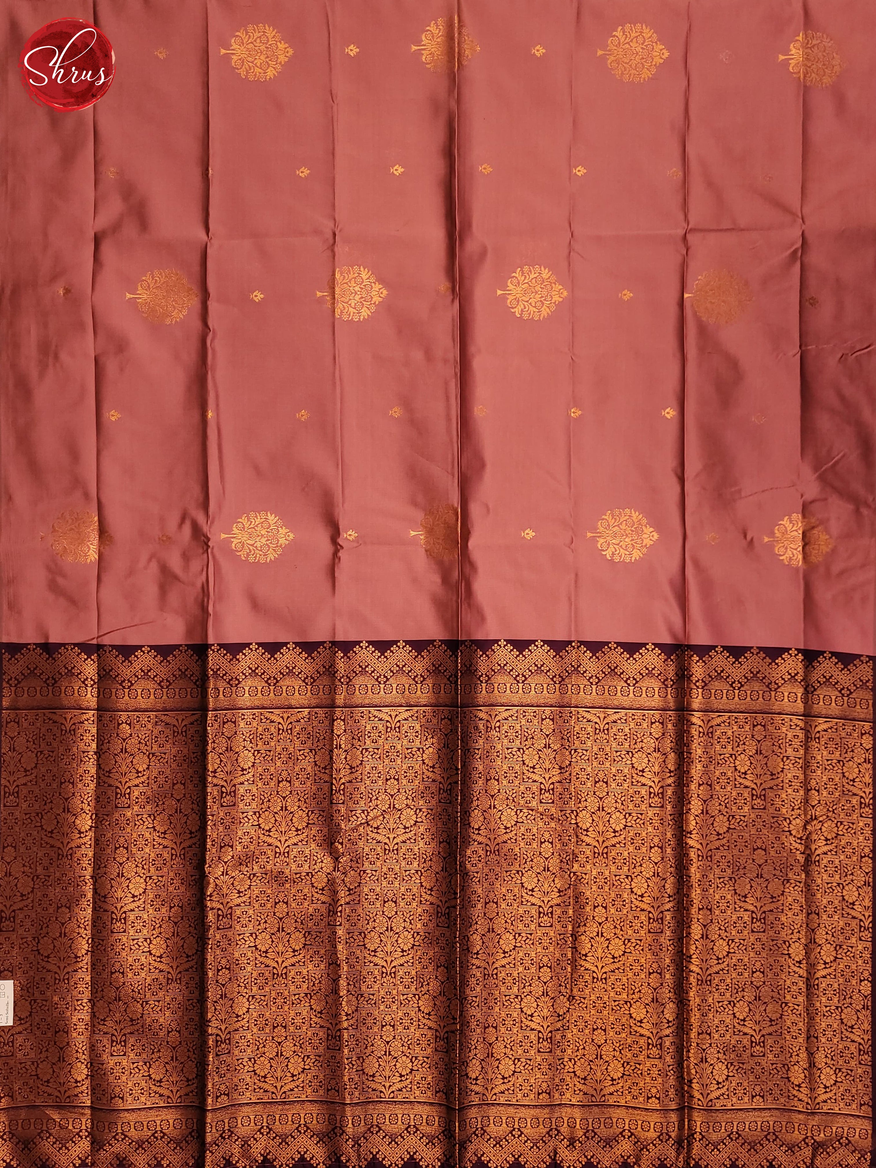 Onion pink & Purple  - Semi Softsilk Saree - Shop on ShrusEternity.com