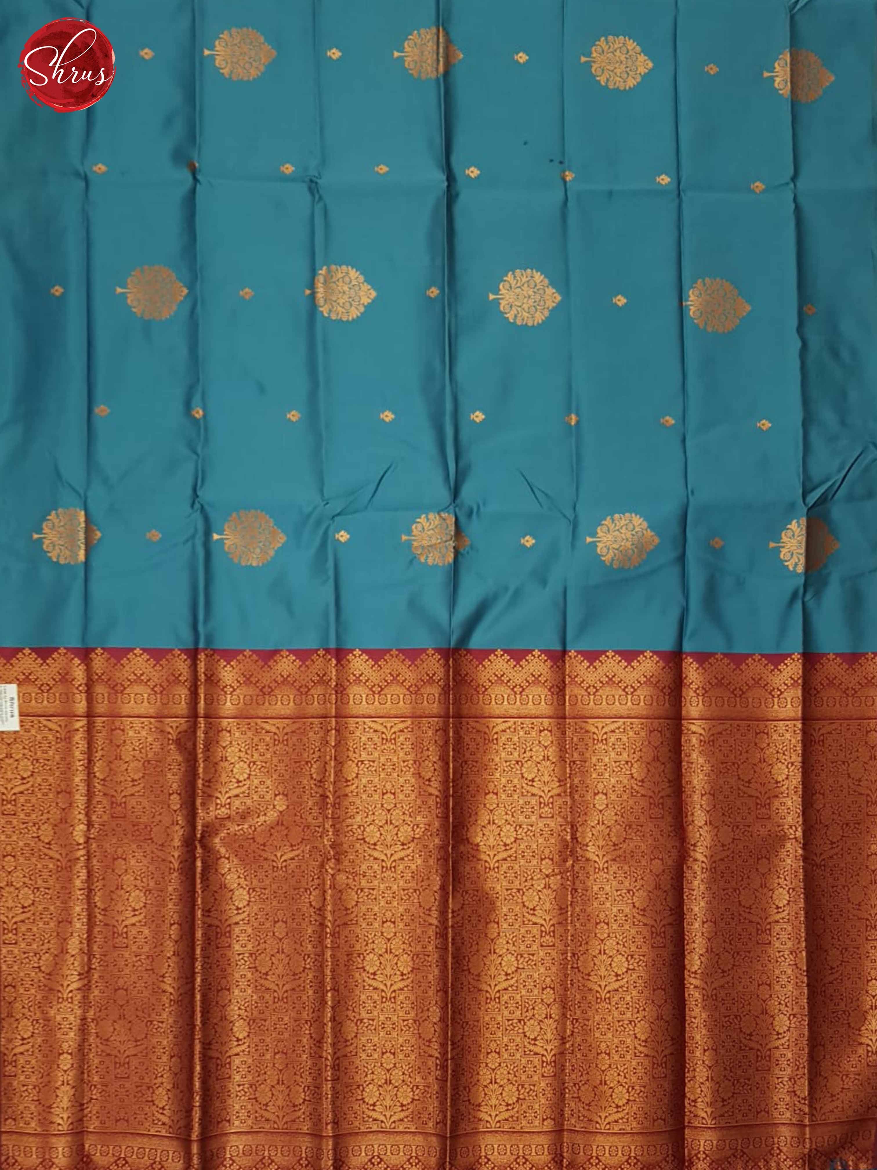 Blue And Pink- Semi Soft Silk Saree - Shop on ShrusEternity.com