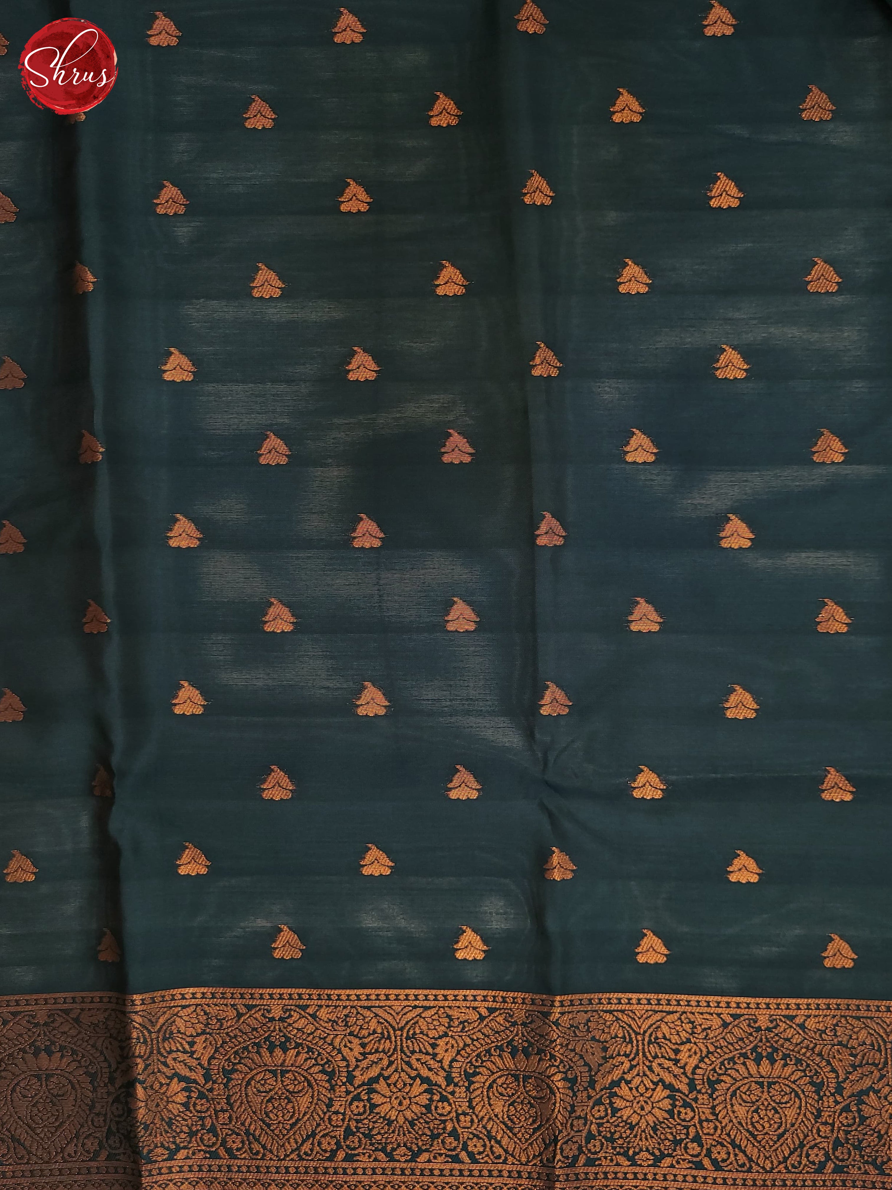 Pastel Blue & Blue- Semi Soft Silk Saree - Shop on ShrusEternity.com