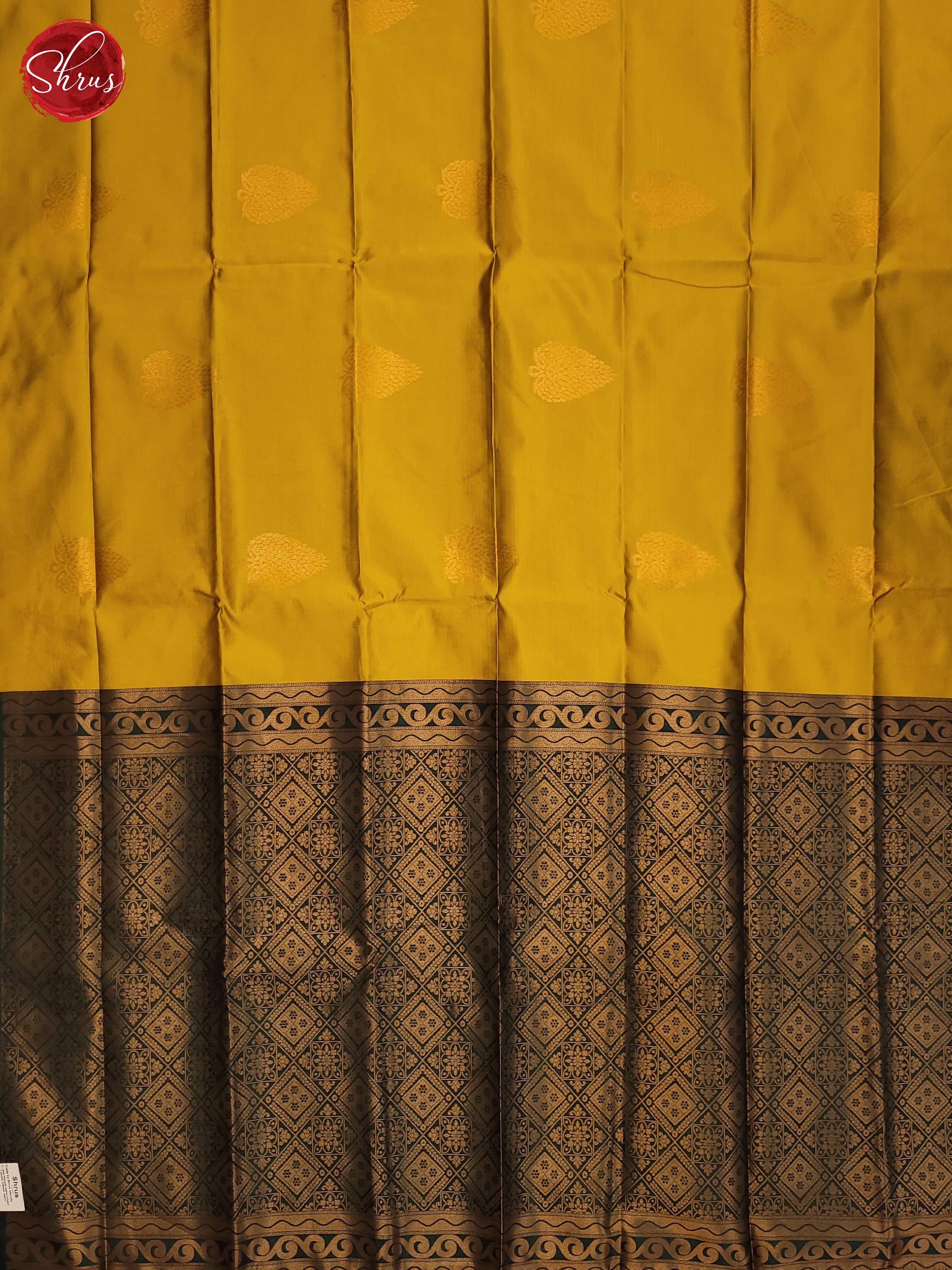 yellow and green - semi soft Silk Saree - Shop on ShrusEternity.com